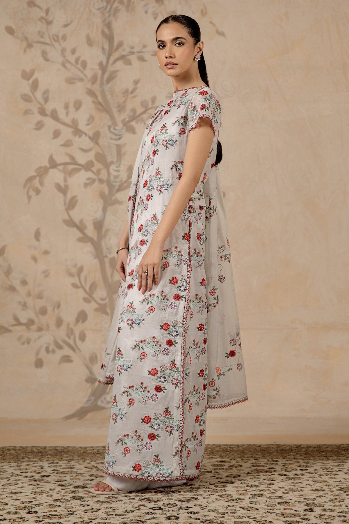 4 Piece - Embroidered Masuri Suit - MC1601-2 - Shop Now at Kayseria