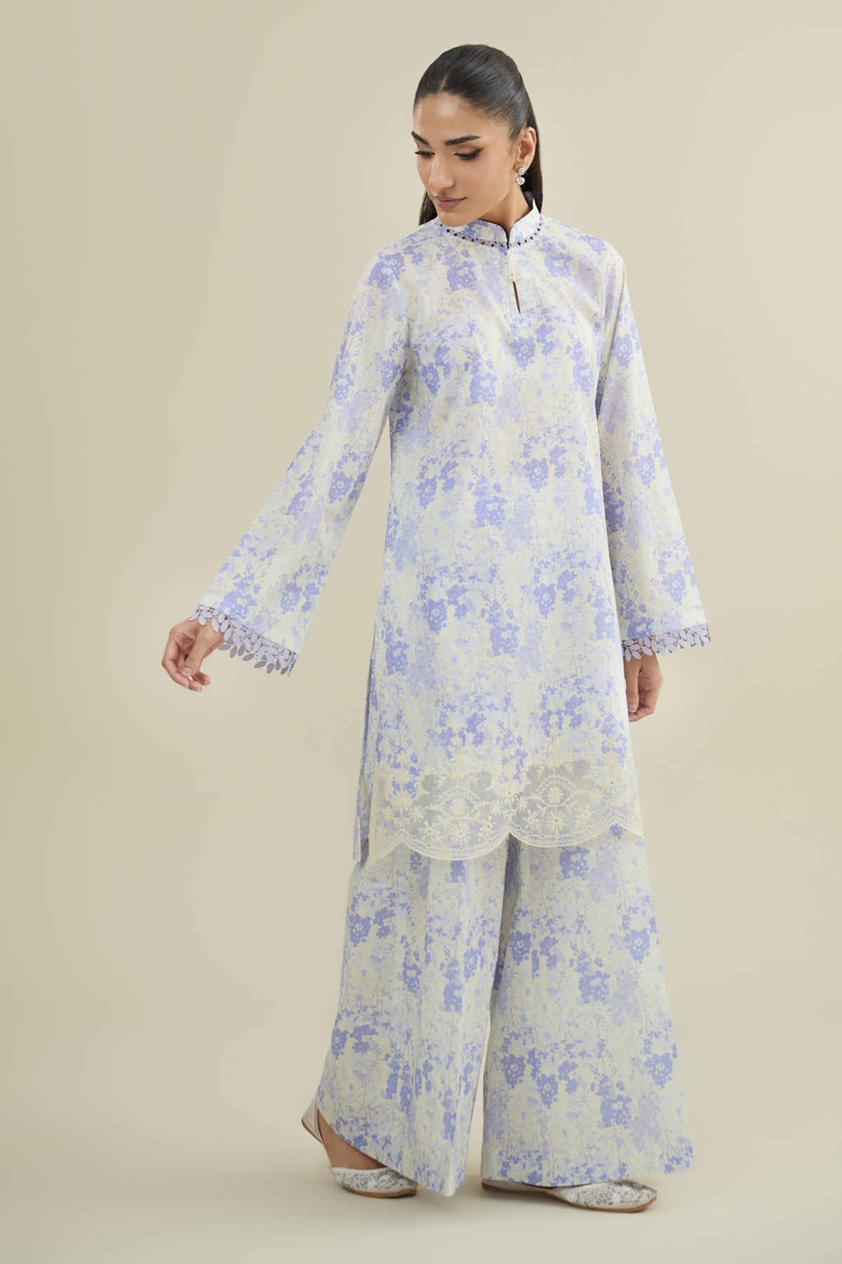 2 Piece - Printed & Embroidered Lawn Suit - C6493 - Shop Now at Kayseria
