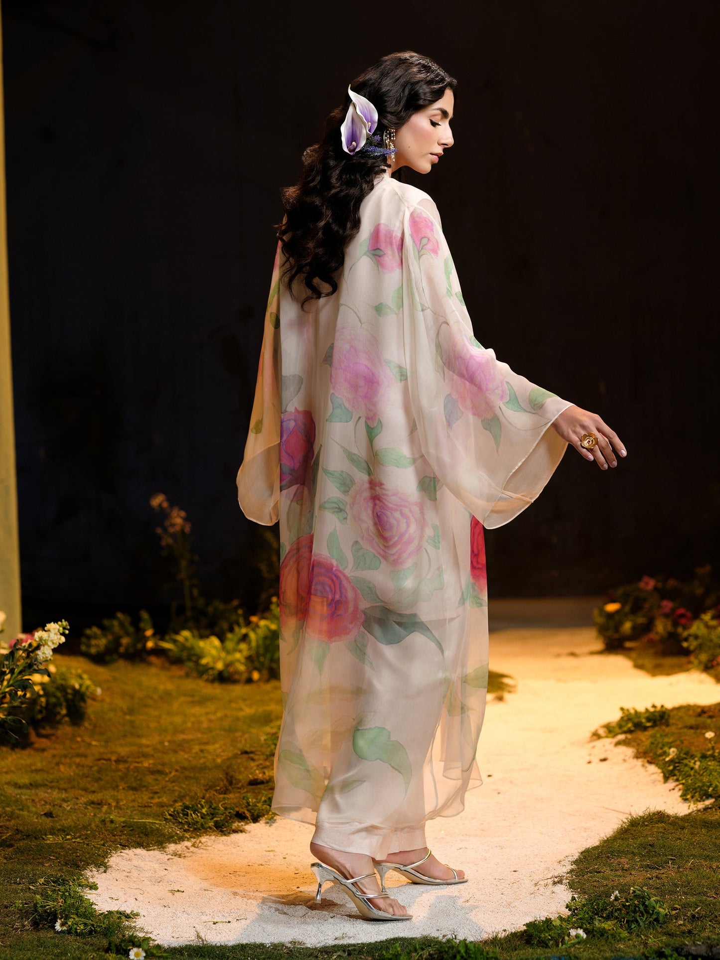 4 Piece - Printed Pure Chiffon Suit - MCP1727 - Shop Now at Kayseria