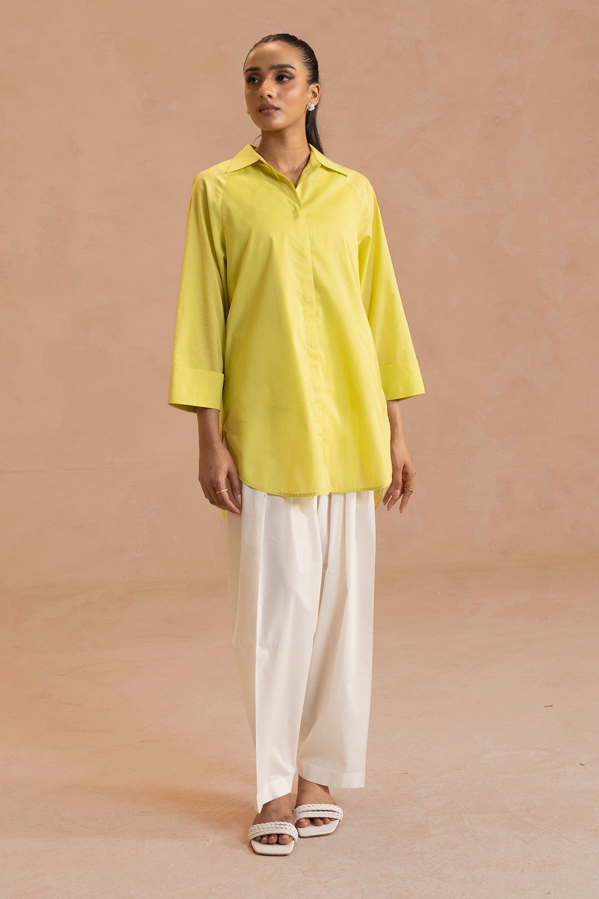 Solid Lawn Shirt - MCP1901 - Shop Now at Kayseria