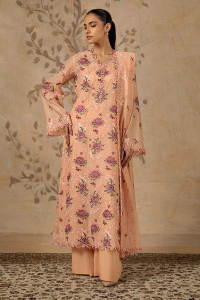 4 Piece -  Embroidered Kara Cotton Suit - MC1610-1 - Shop Now at Kayseria