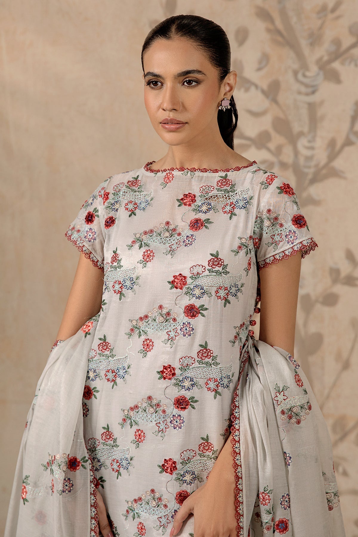 4 Piece - Embroidered Masuri Suit - MC1601-2 - Shop Now at Kayseria