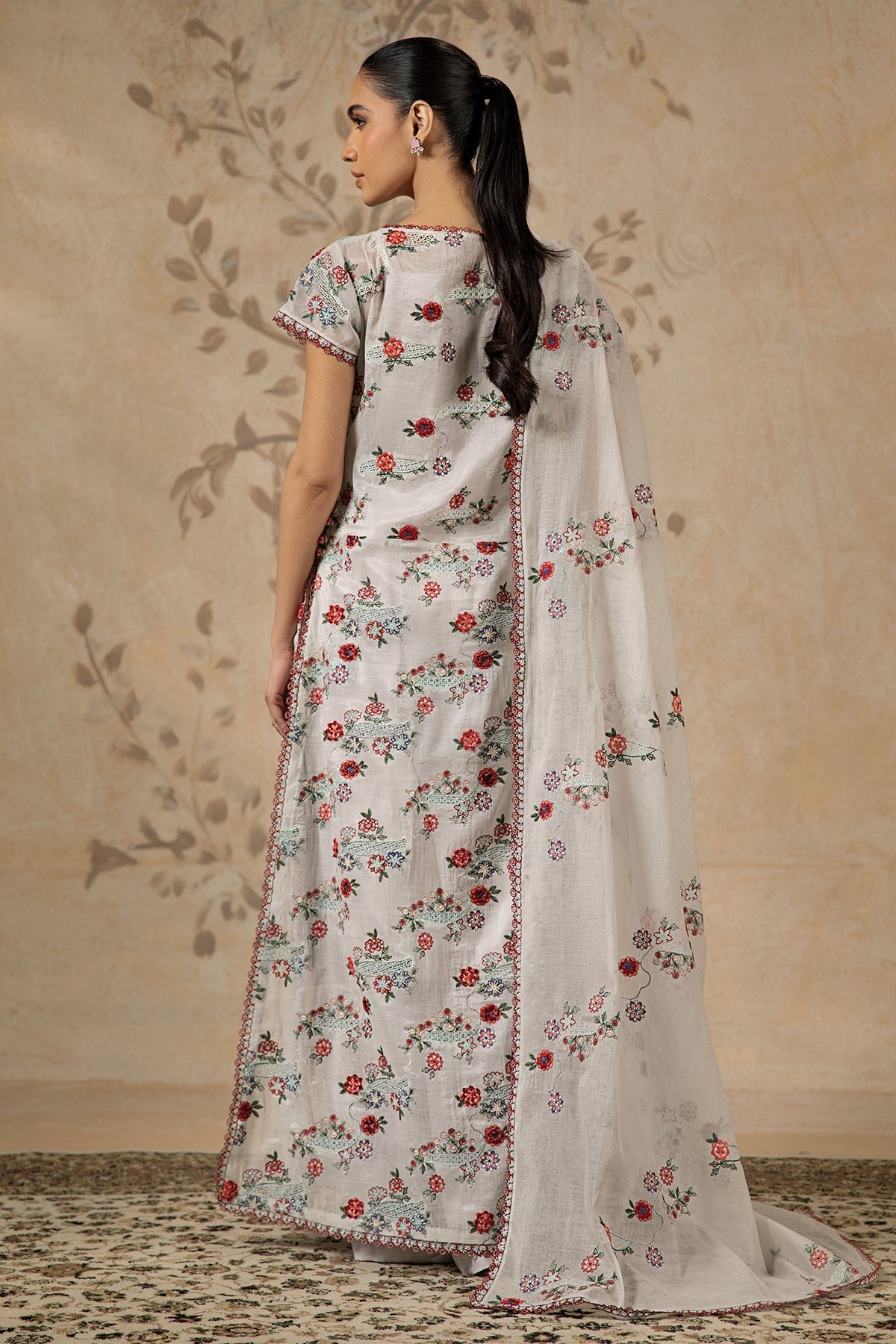 4 Piece - Embroidered Masuri Suit - MC1601-2 - Shop Now at Kayseria