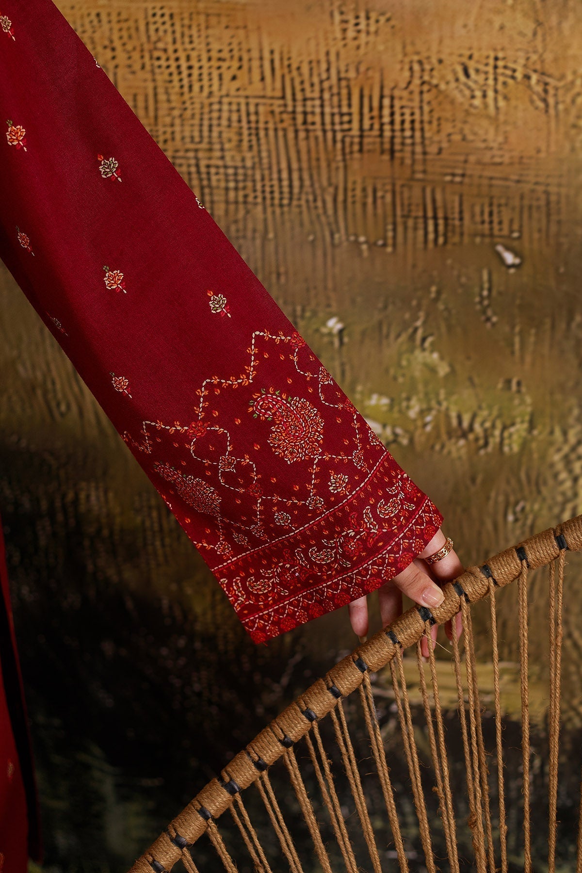 3 Piece - Printed Khaddar Suit - C6449 - Shop Now at Kayseria