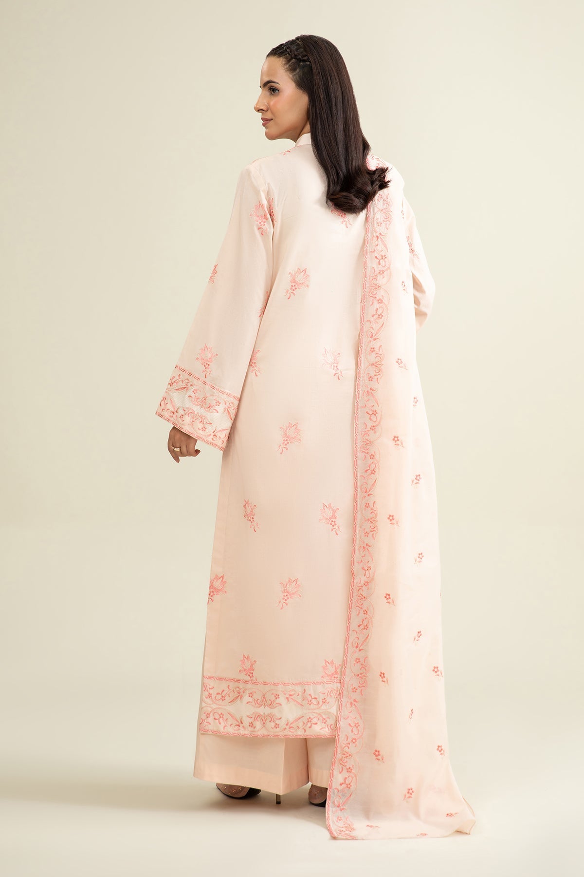 3 Piece - Embroidered Suit - E1719 - Shop Now at Kayseria
