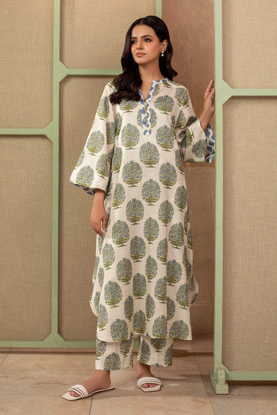 2 Piece - Printed Khaddar Suit - KPW25-P3679 - Shop Now at Kayseria