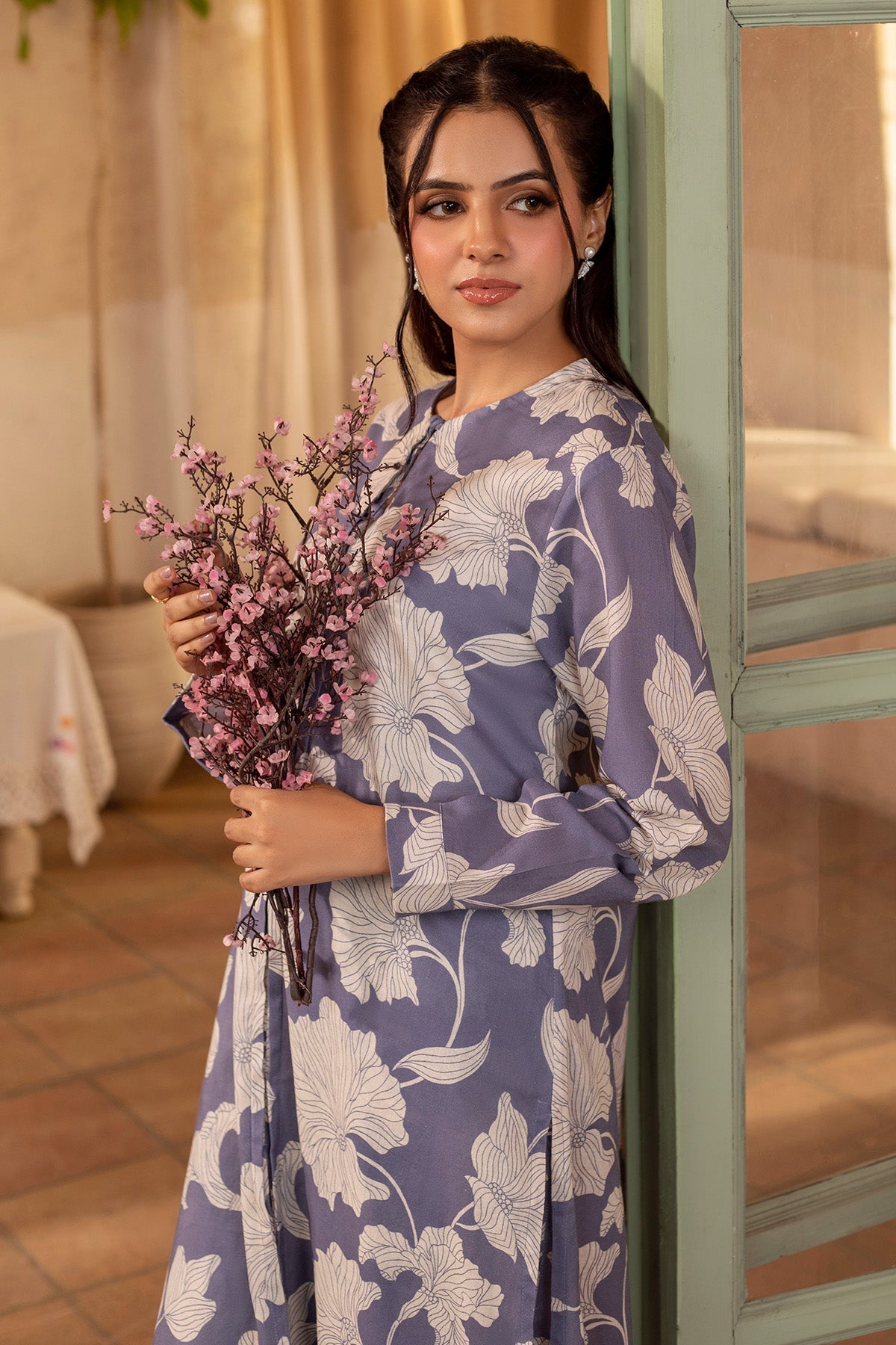 2 Piece - Printed Khaddar Suit - KPW25-P3811 - Shop Now at Kayseria