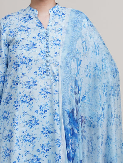 3 Piece - Printed Lawn Suit - C6324 - Shop Now at Kayseria