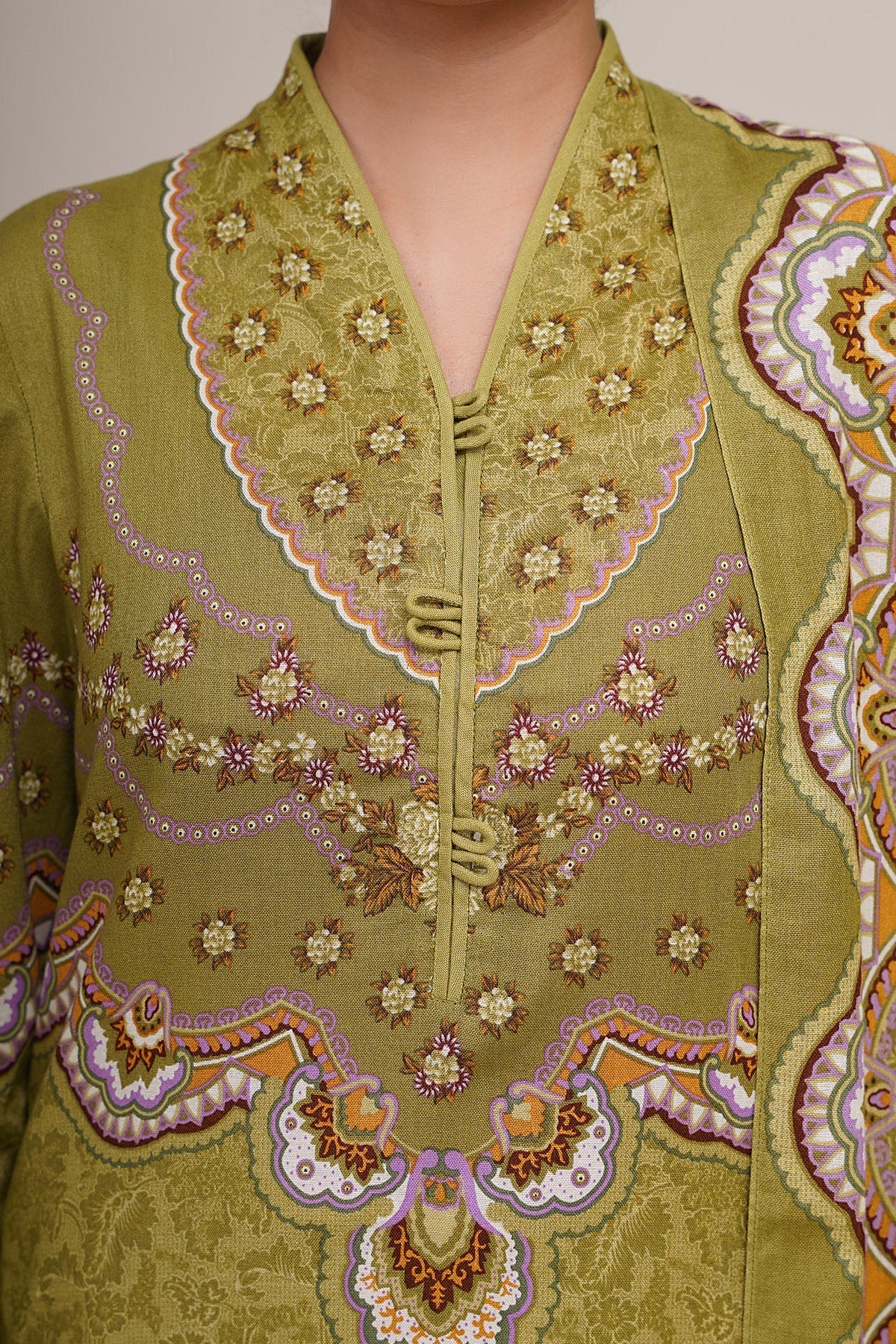 3 Piece - Printed Khaddar Suit - C6343 - Shop Now at Kayseria