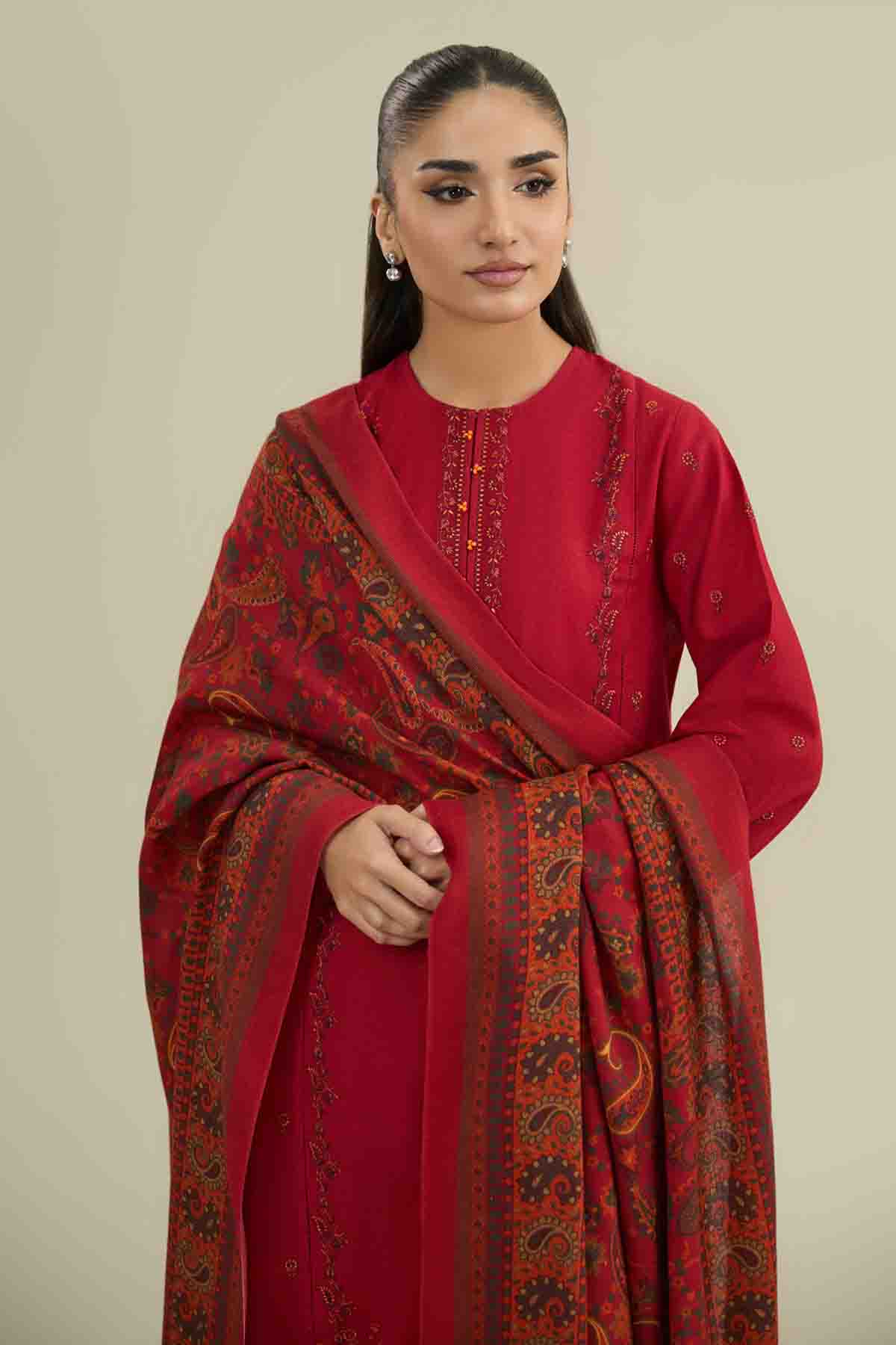 SLUB KHADDAR  |  EMBROIDERED - Shop Now at Kayseria