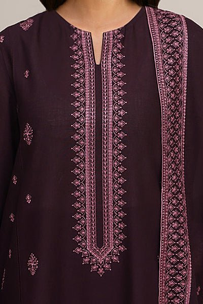 3 Piece - Embroidered Khaddar Suit - C6383 - Shop Now at Kayseria