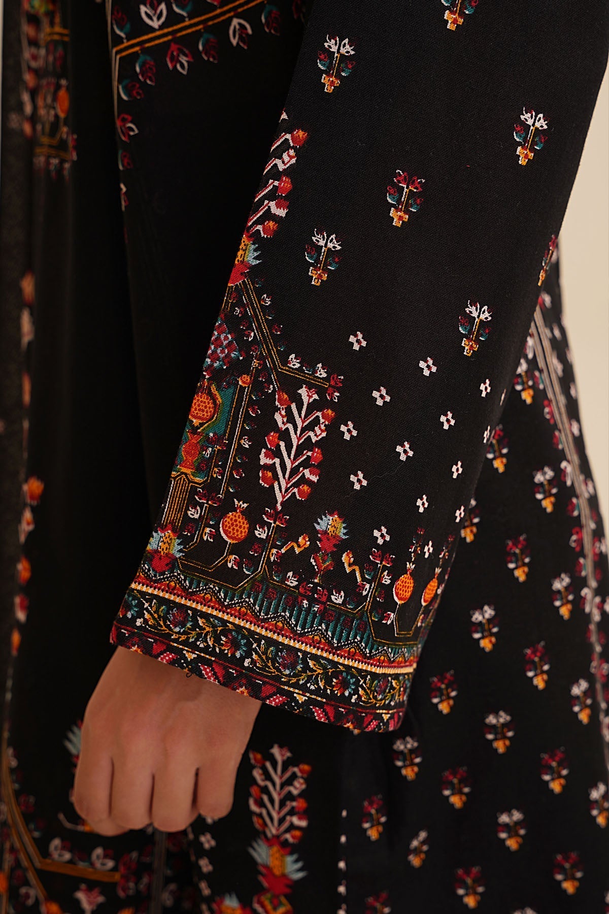 3 Piece - Printed Suit - C6387 - Shop Now at Kayseria