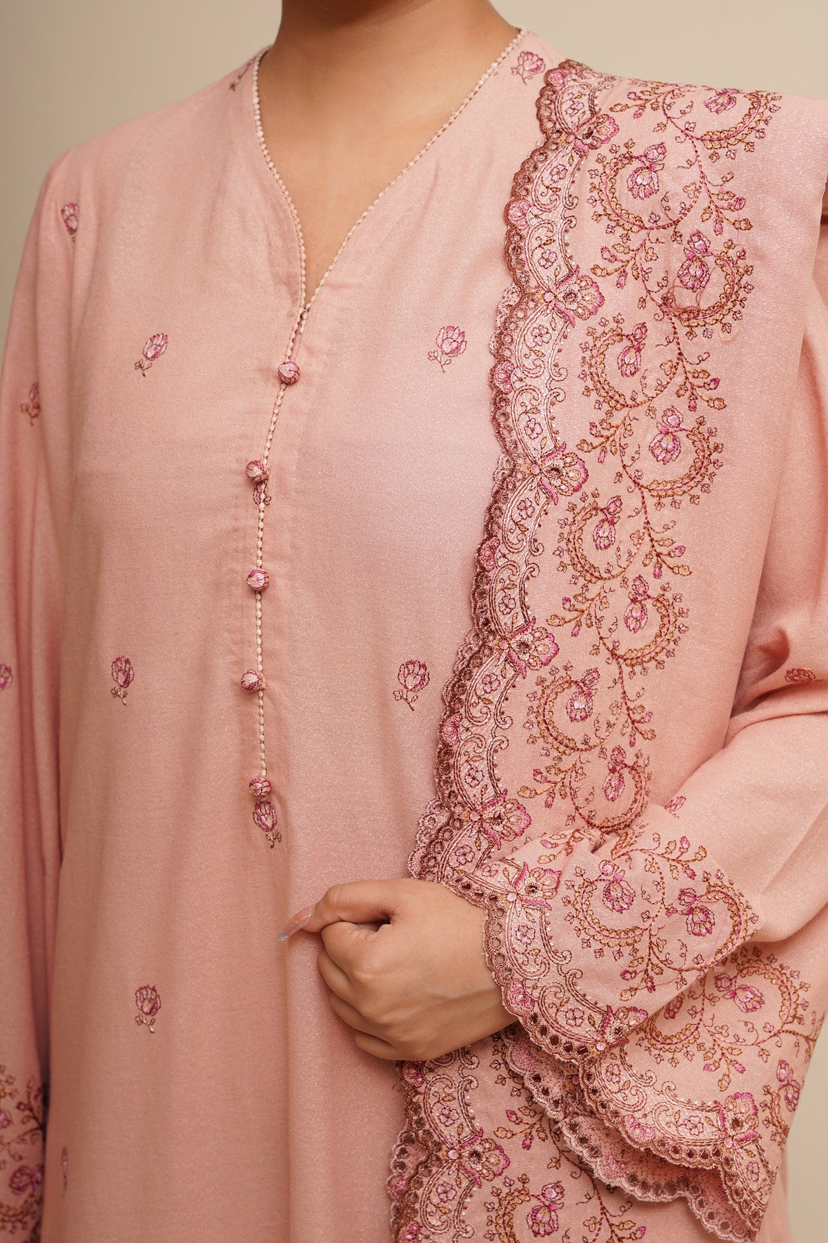VISCOSE KARANDI   |  EMBROIDERED - Shop Now at Kayseria