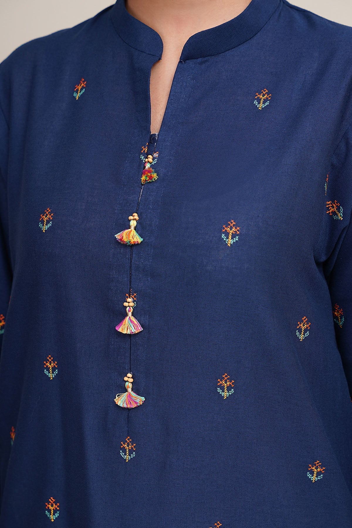 2 Piece - Embroidered Suit - C6416 - Shop Now at Kayseria