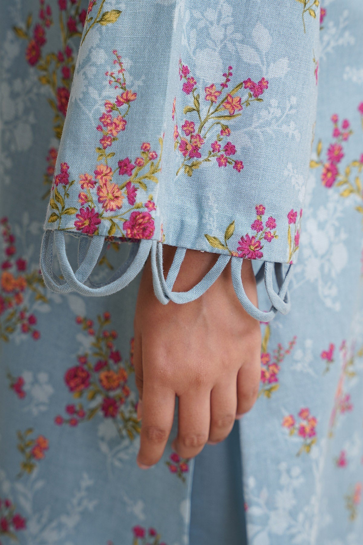 3 Piece - Printed & Embroidered Suit - C6442 - Shop Now at Kayseria