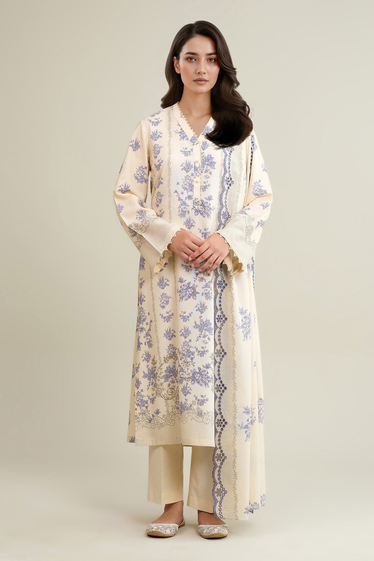 VISCOSE KARANDI  |  EMBROIDERED - Shop Now at Kayseria