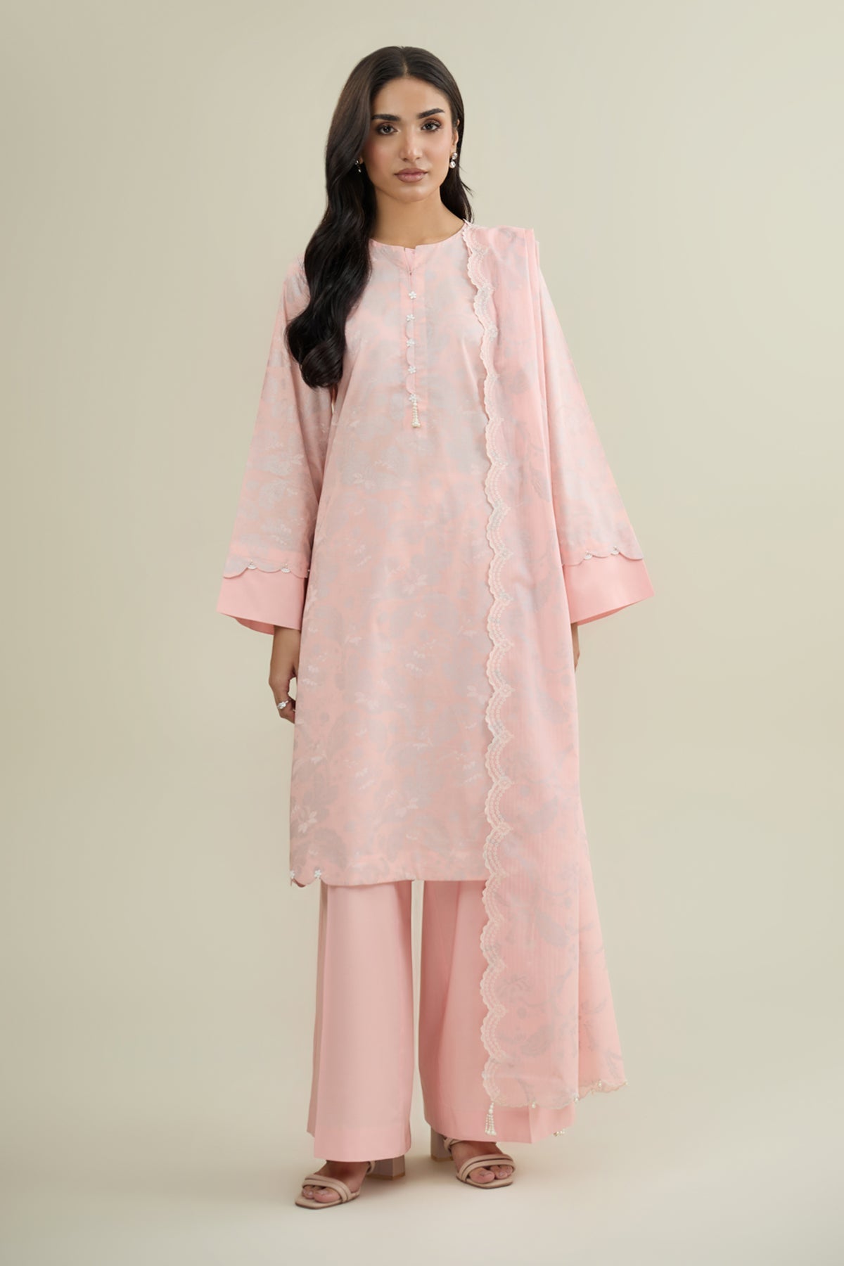 3 Piece - Printed & Embroidered Lawn Suit - C6506 - Shop Now at Kayseria
