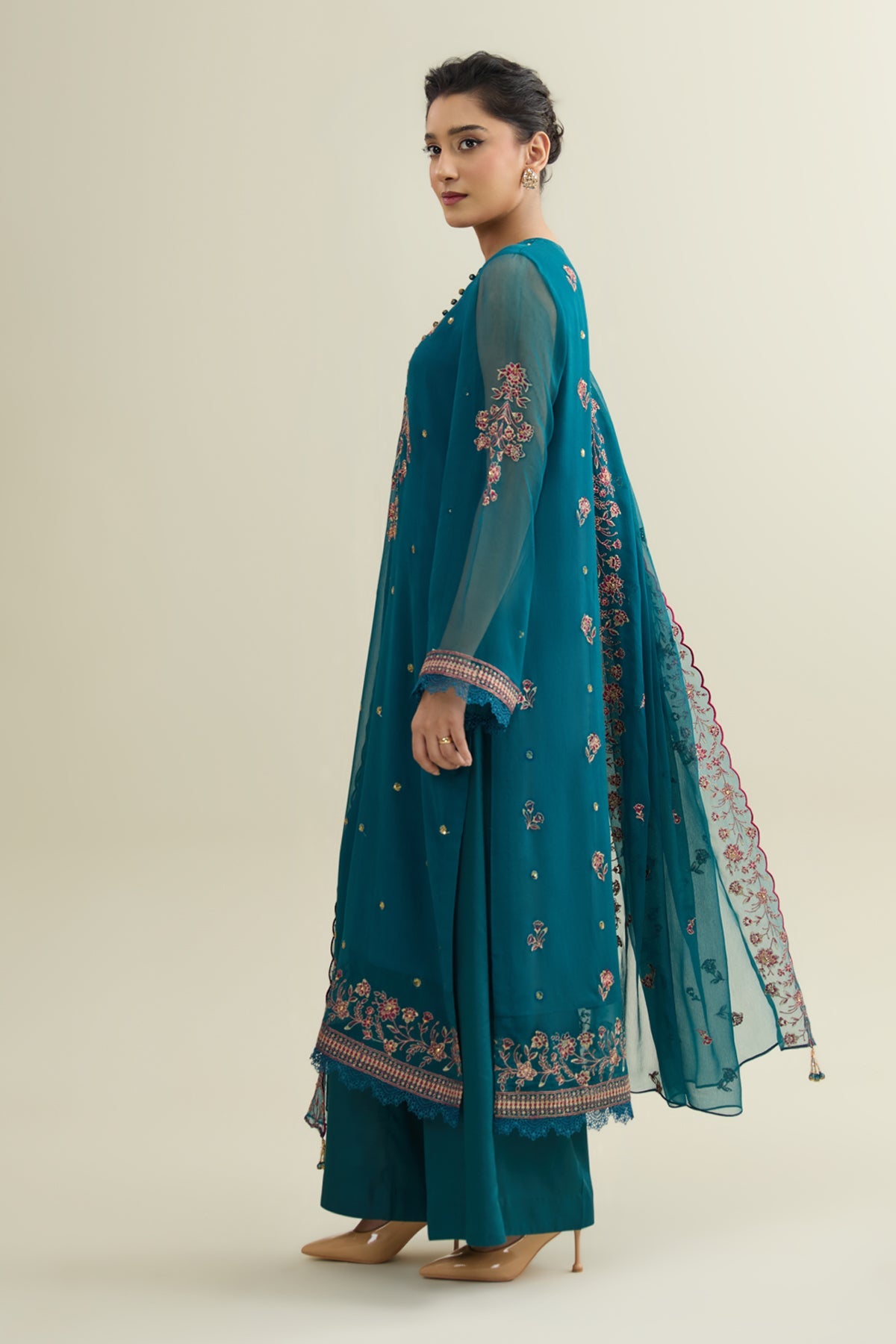 BAMBER CHIFFON  |  EMBROIDERED - Shop Now at Kayseria