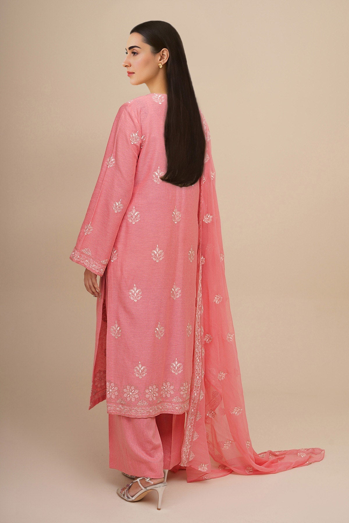 3 Piece - Embroidered Suit - E1820 - Shop Now at Kayseria