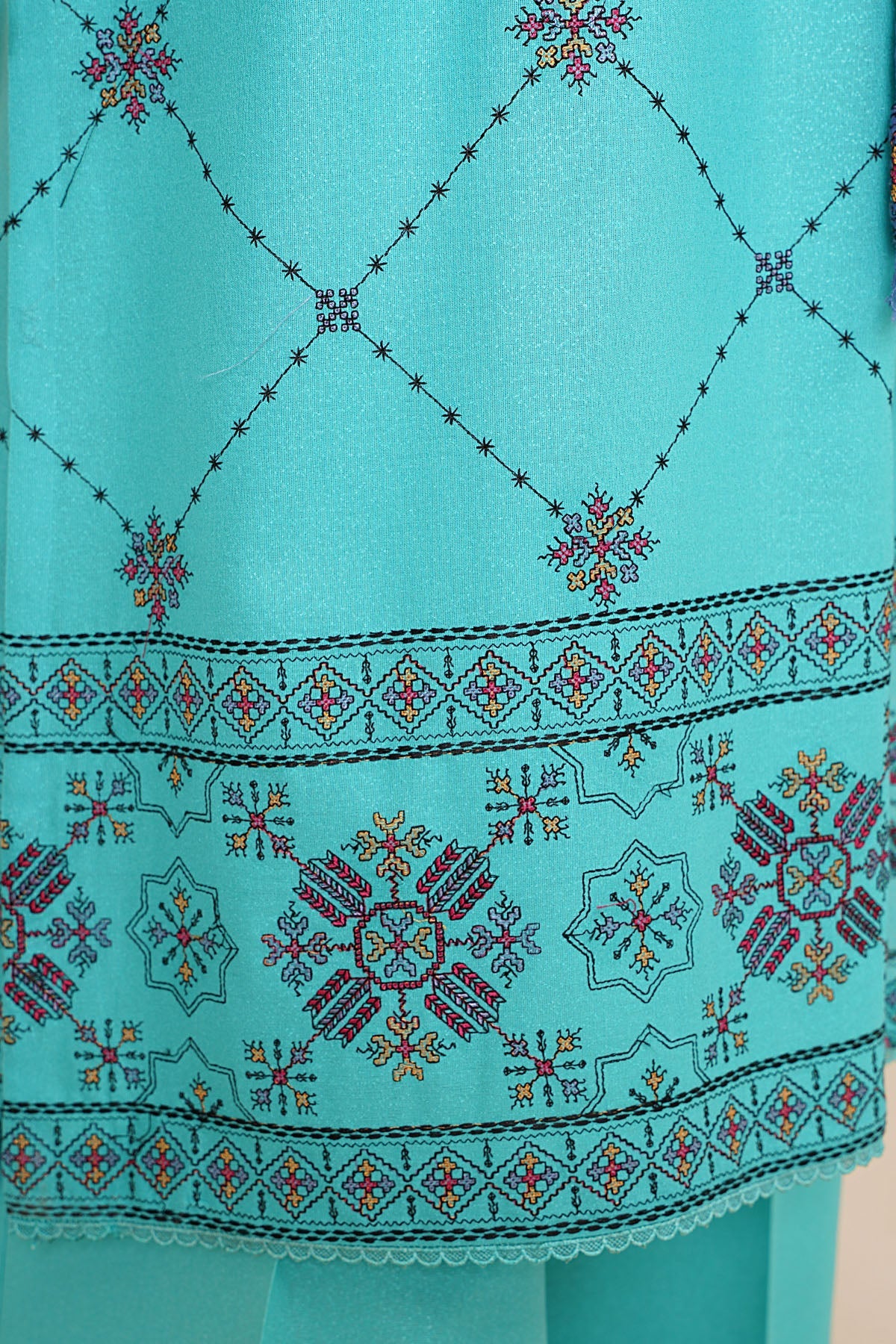 3 Piece - Embroidered Suit - E1843 - Shop Now at Kayseria