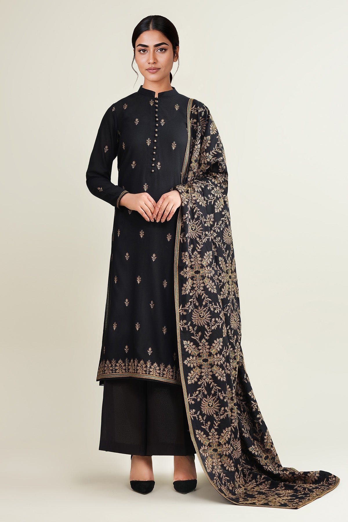 VISCOSE KARANDI  |  EMBROIDERED - Shop Now at Kayseria