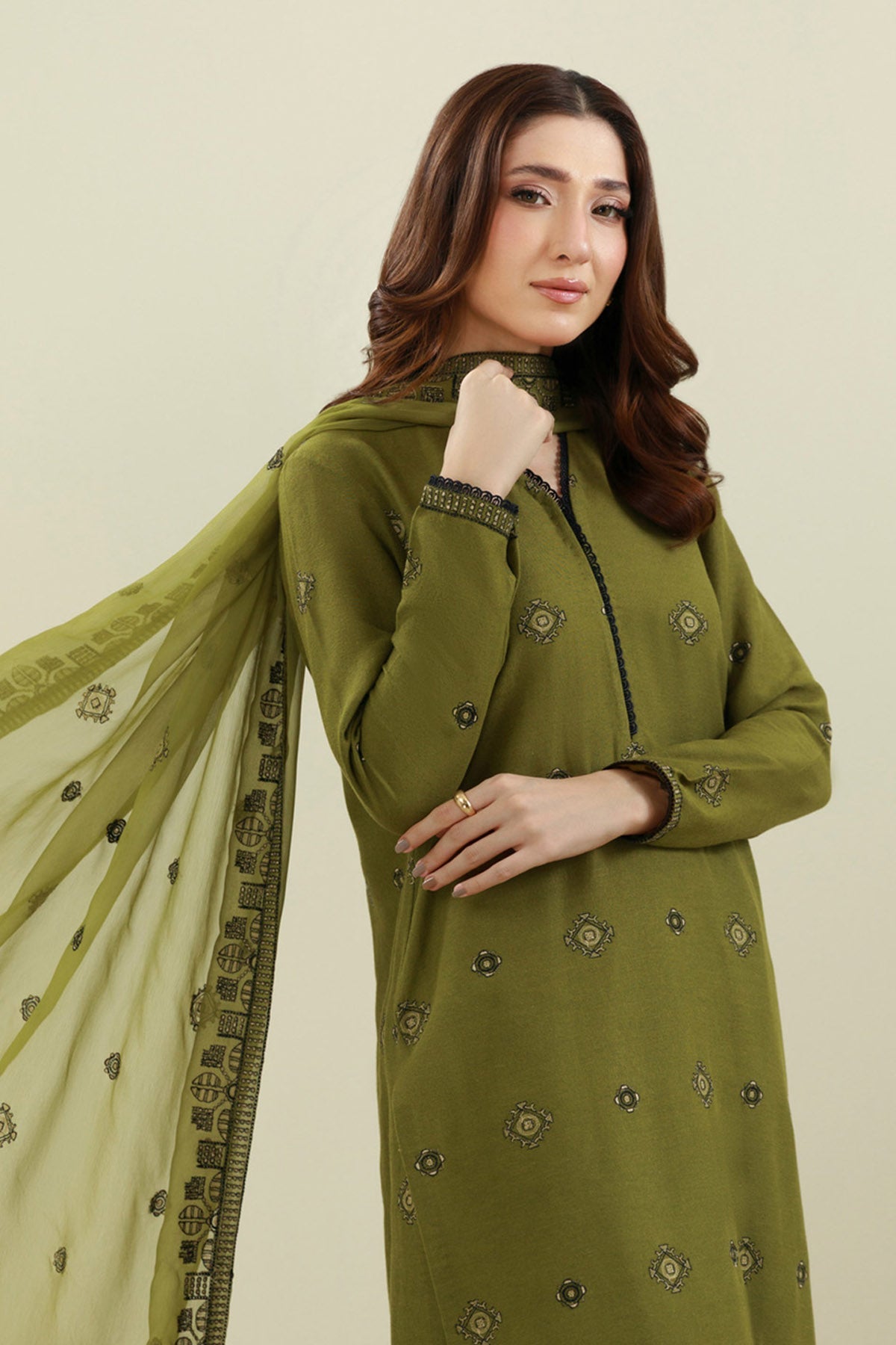 COTTON KARANDI  |  EMBROIDERED - Shop Now at Kayseria