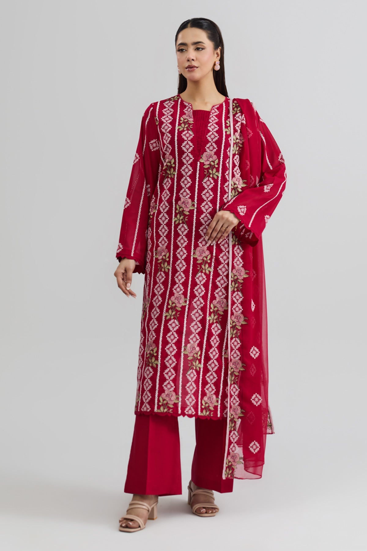 SWISS LAWN | EMBROIDERED