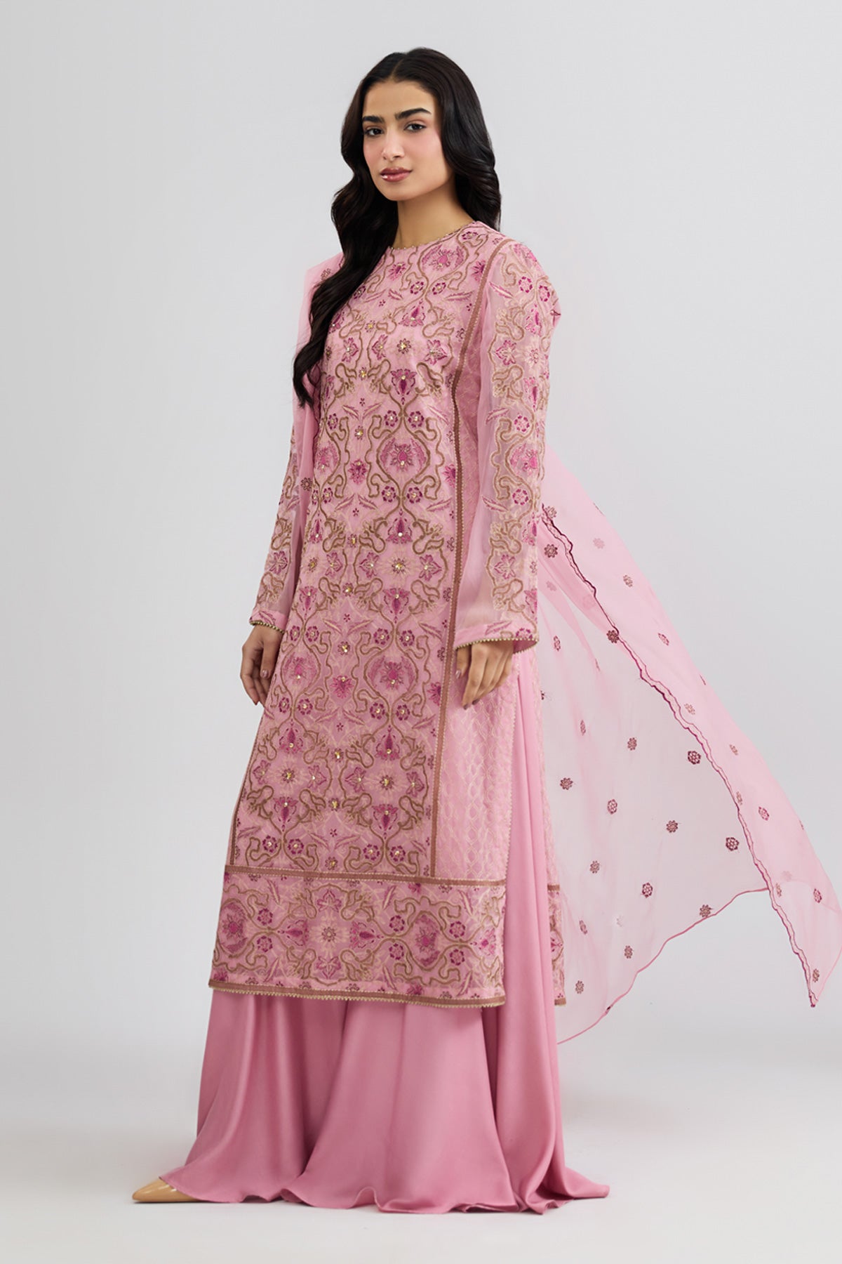BAMBER CHIFFON | EMBROIDERED - Shop Now at Kayseria