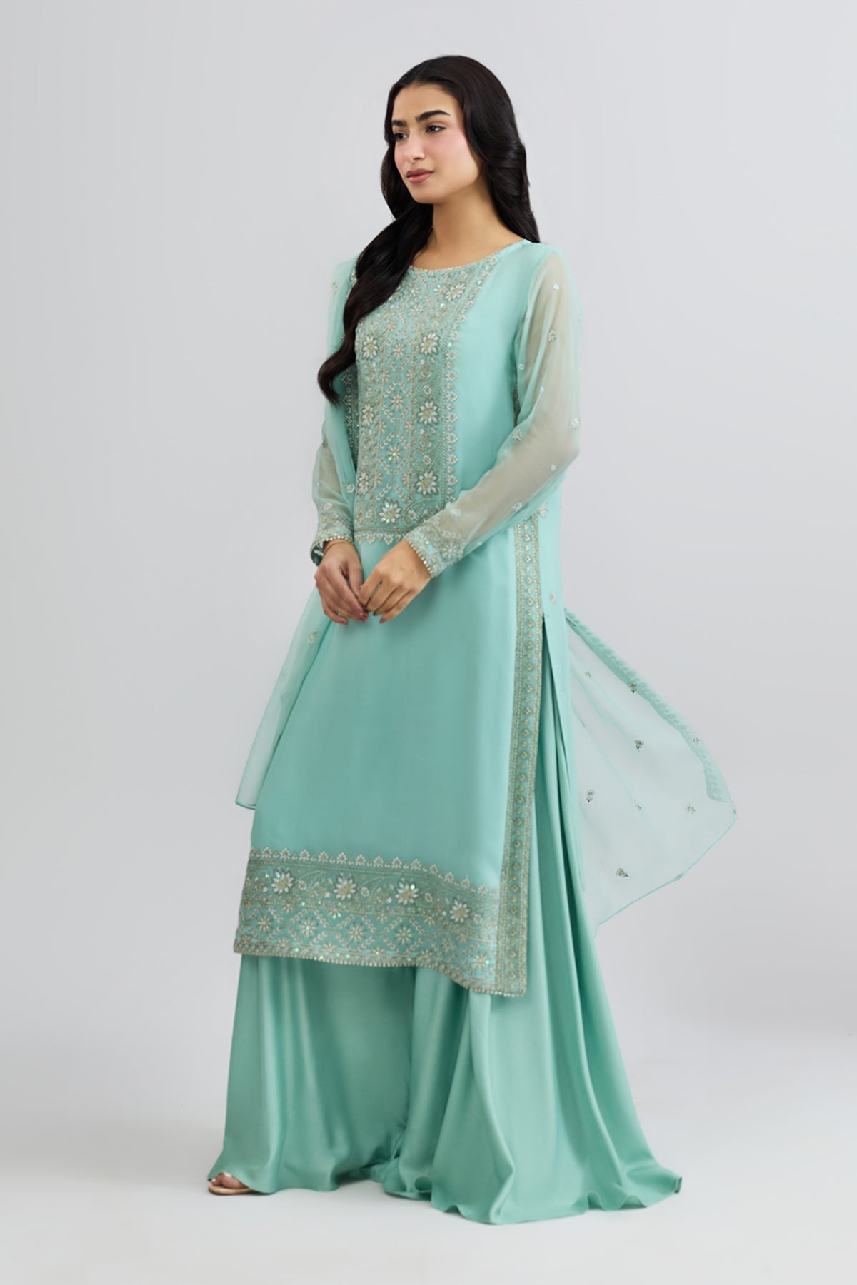 BAMBER CHIFFON | EMBROIDERED - Shop Now at Kayseria