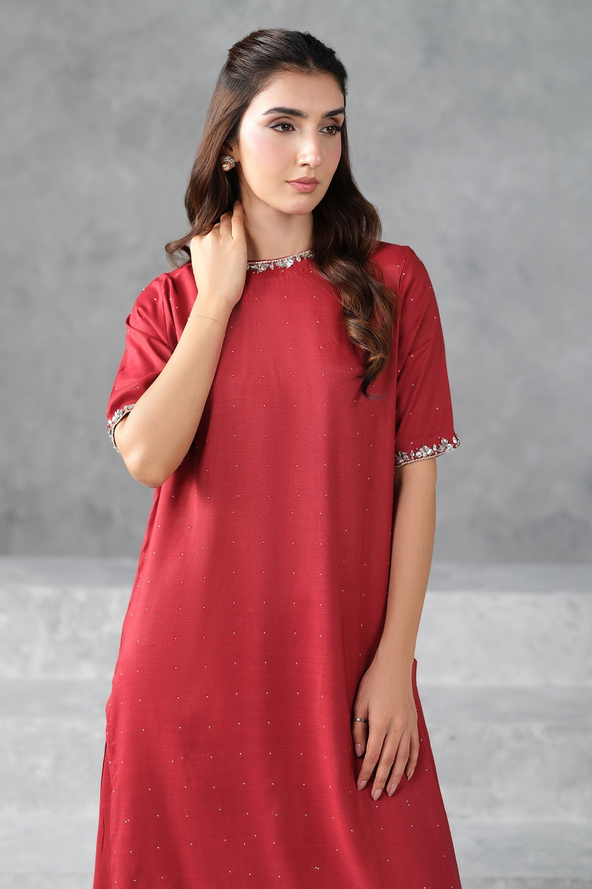 RAW SILK | EMBROIDERED