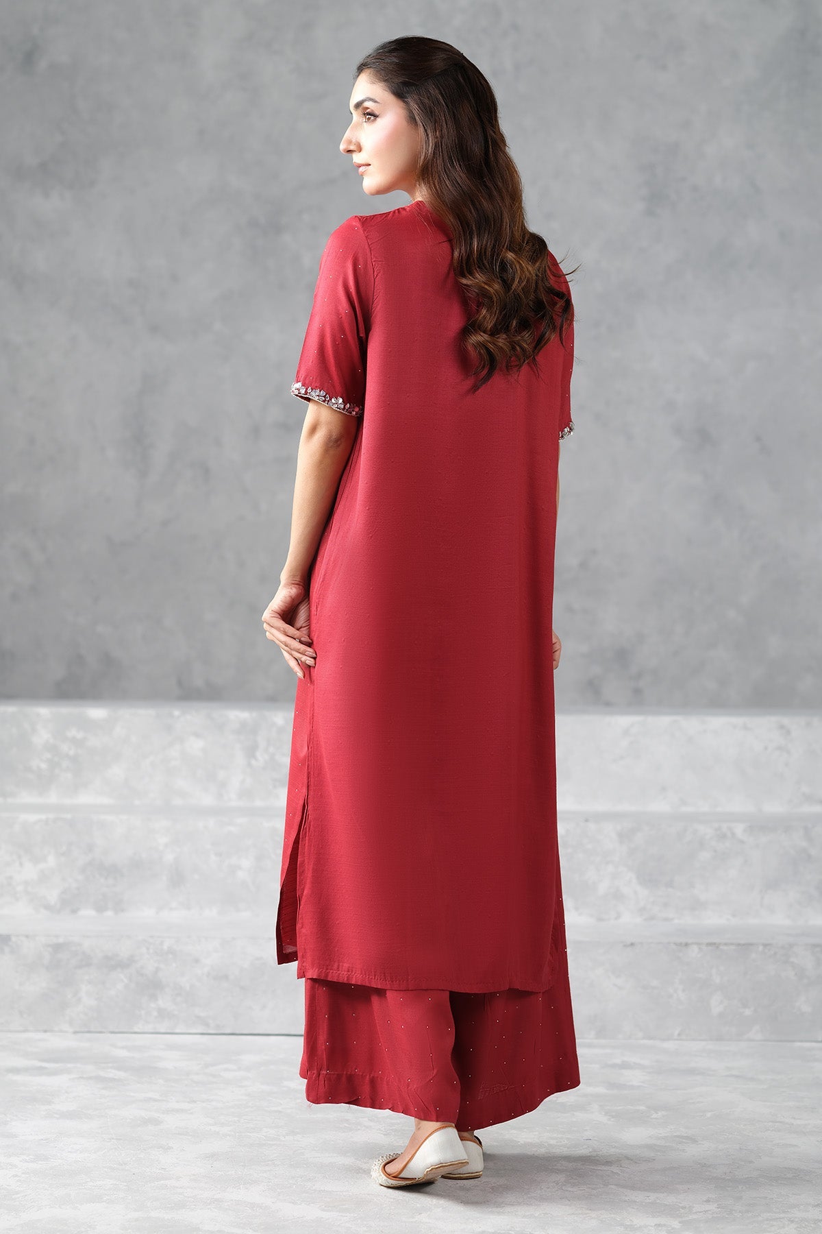 RAW SILK | EMBROIDERED