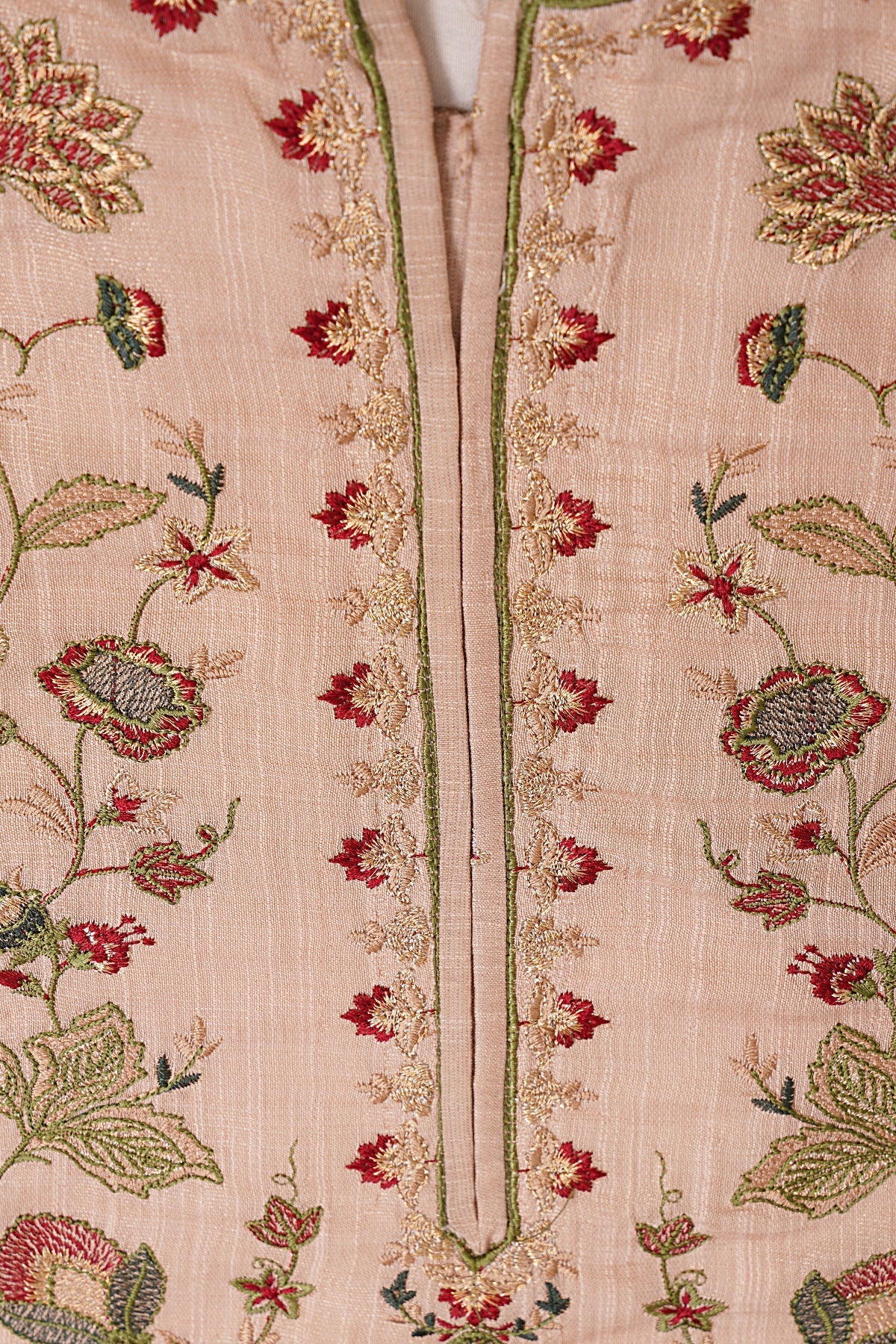 2 Piece - Embroidered Zari Slub Suit - KPW24-P3008-8 - Shop Now at Kayseria