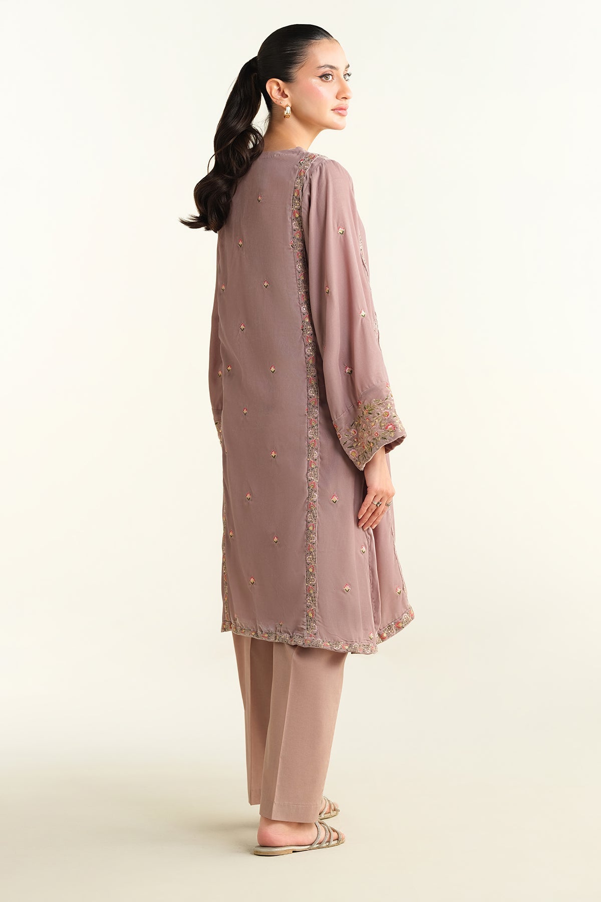 Embroidered Velvet Shirt - KPW24-P3145-145 - Shop Now at Kayseria