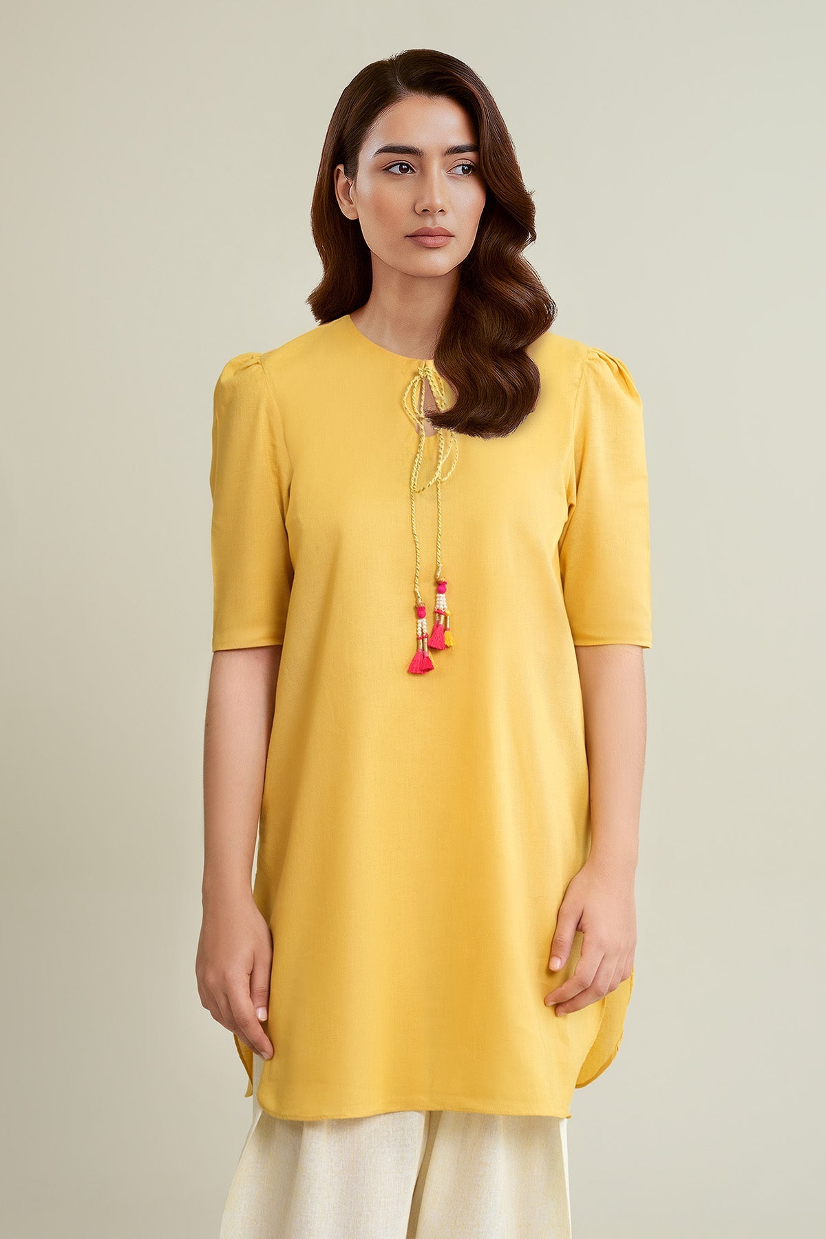 2 Piece - Dyed Khaddar Suit - KPW25-P3756 - Shop Now at Kayseria