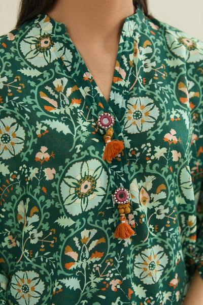 2 Piece - Printed Suit - KPW25-P3768 - Shop Now at Kayseria