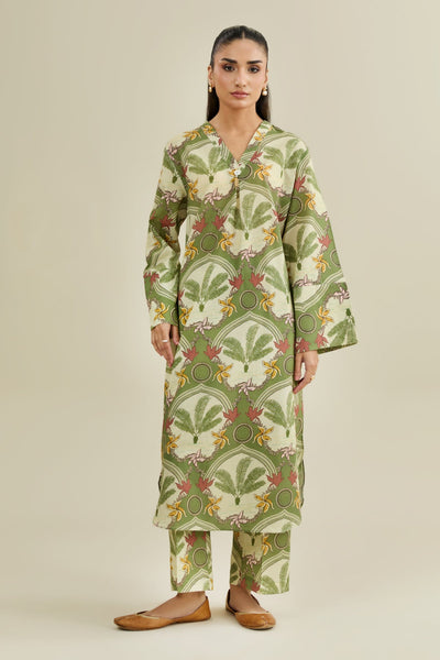 2 Piece - Printed Khaddar Suit - KPW25-P3817 - Shop Now at Kayseria