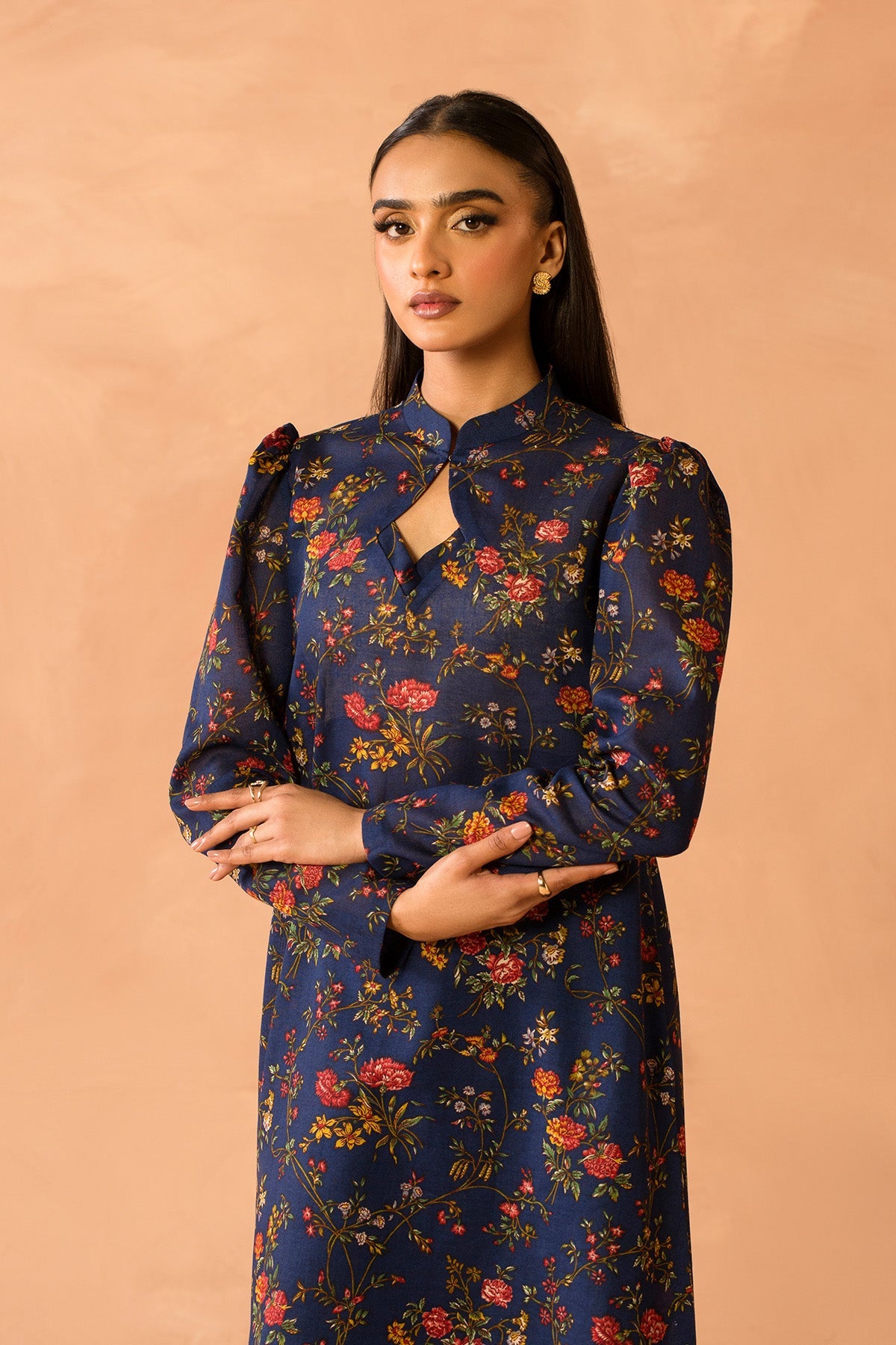 3 Piece - Printed & Khaddar Suit - MC2116 - Shop Now at Kayseria