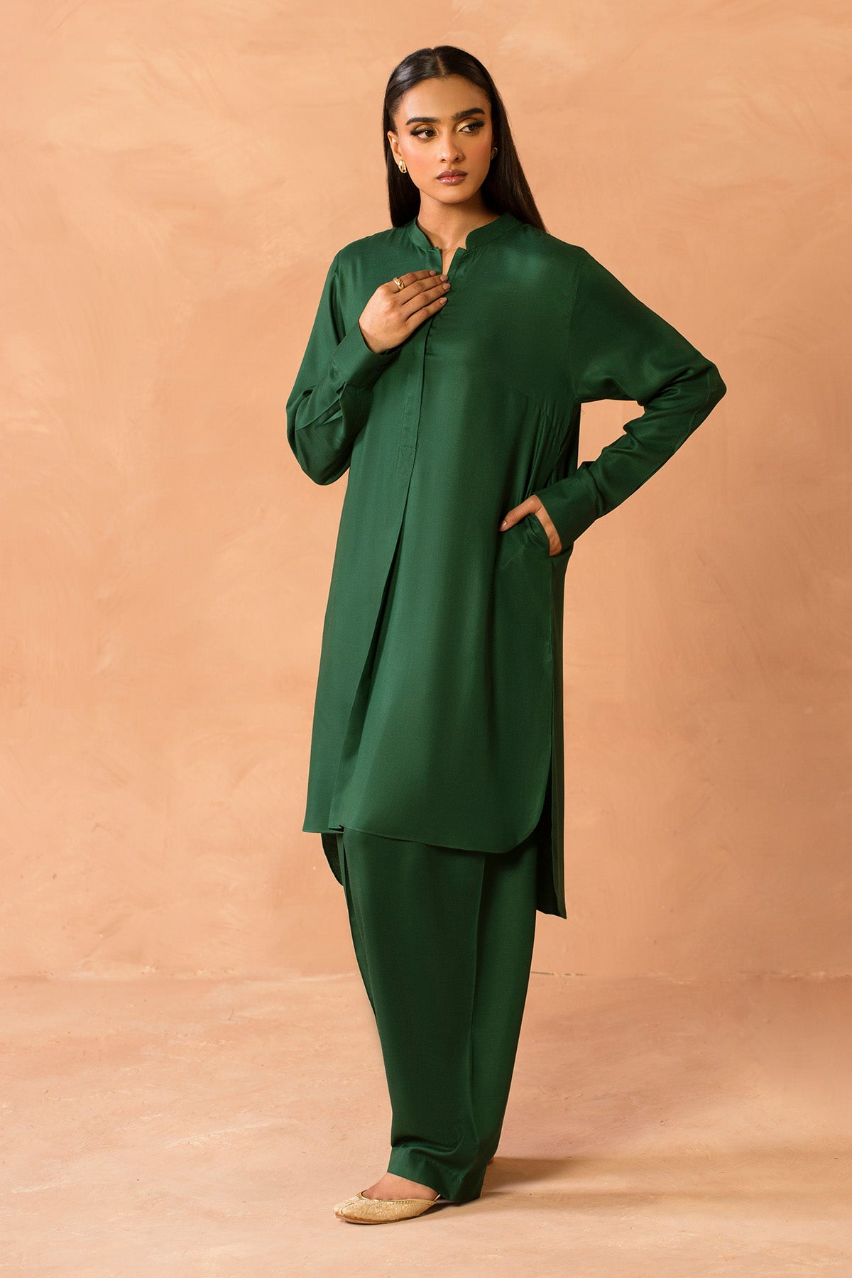 2 Piece - Dyed Marina Suit - MCP2004 - Shop Now at Kayseria