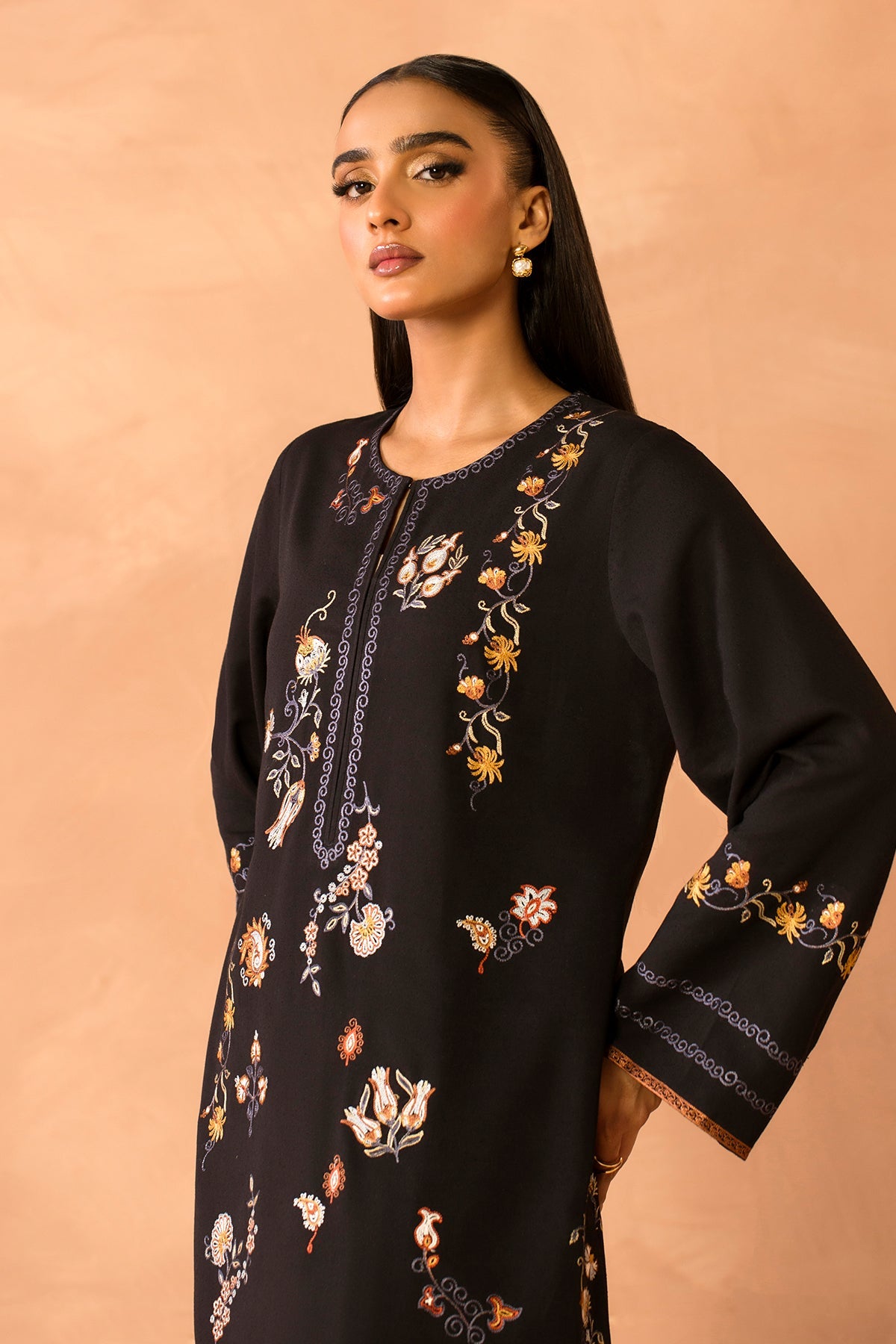 2 Piece - Embroidered Karandi Suit - MCP2044-2 - Shop Now at Kayseria