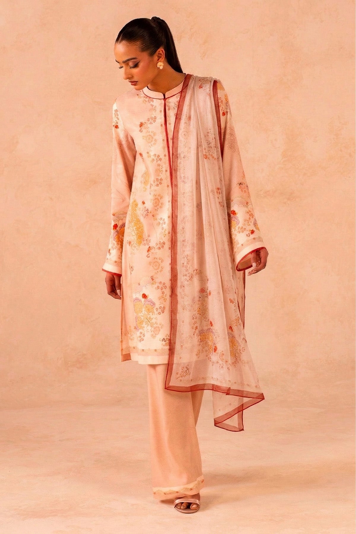PRINTED | RAW SILK