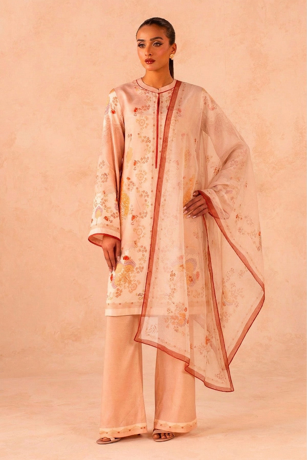 PRINTED | RAW SILK