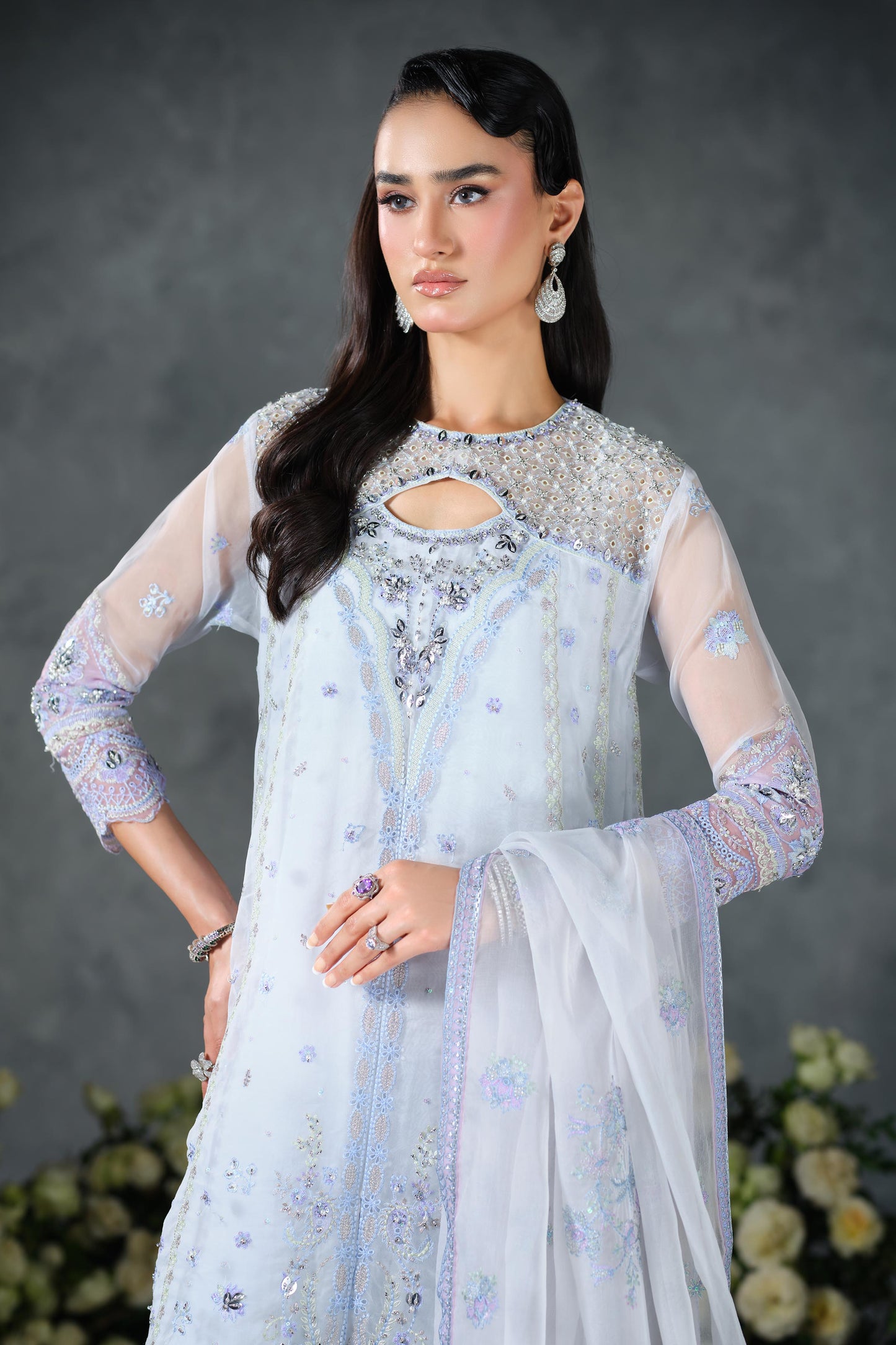 ORGANZA | EMBROIDERED