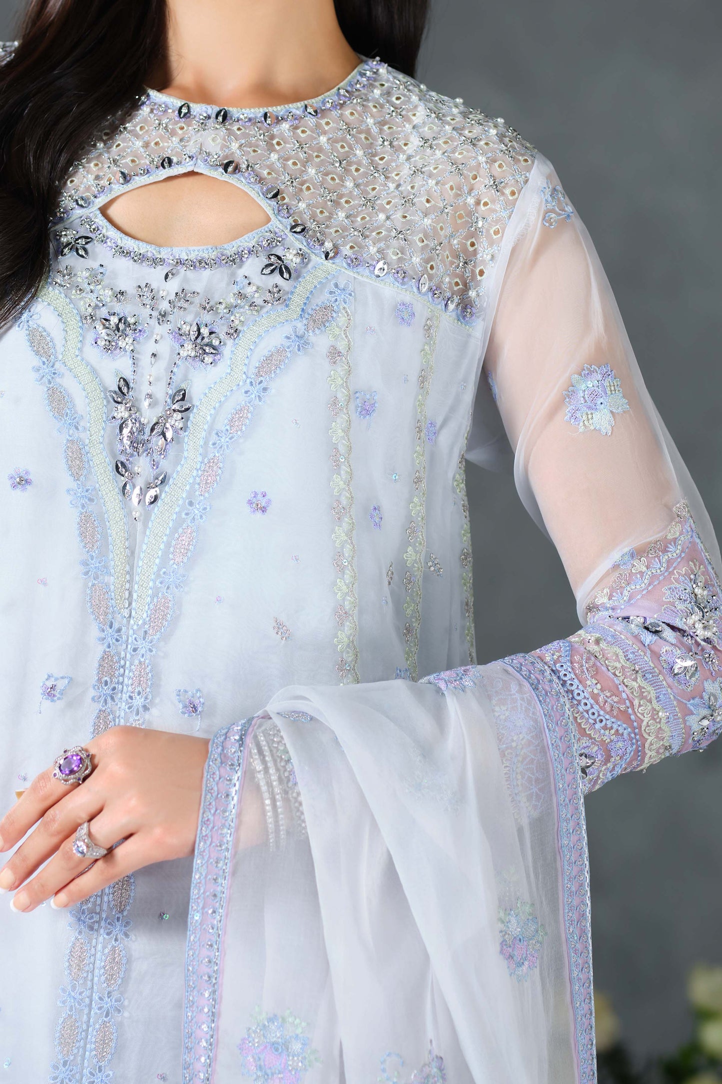 ORGANZA | EMBROIDERED