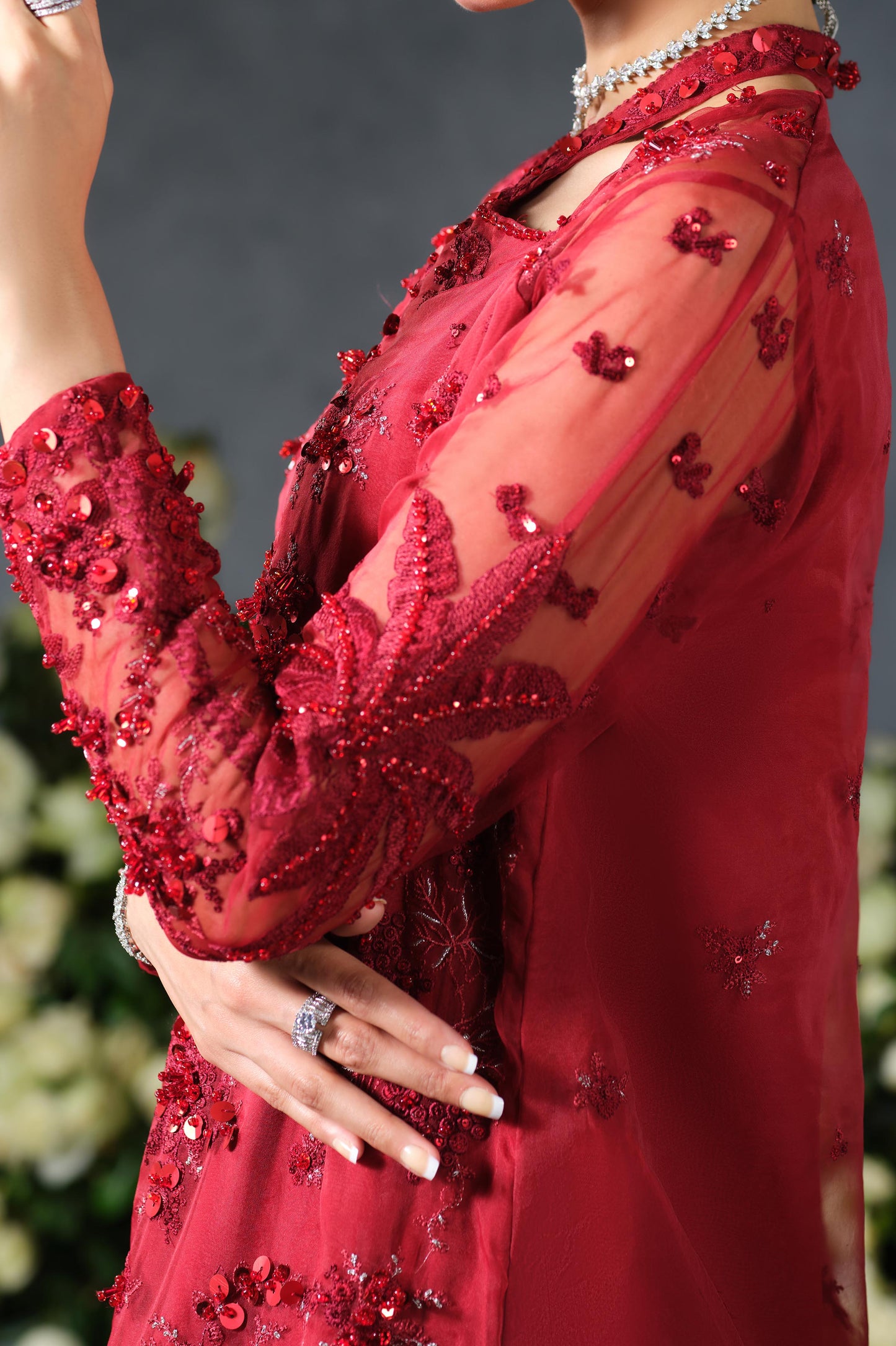 ORGANZA | EMBROIDERED