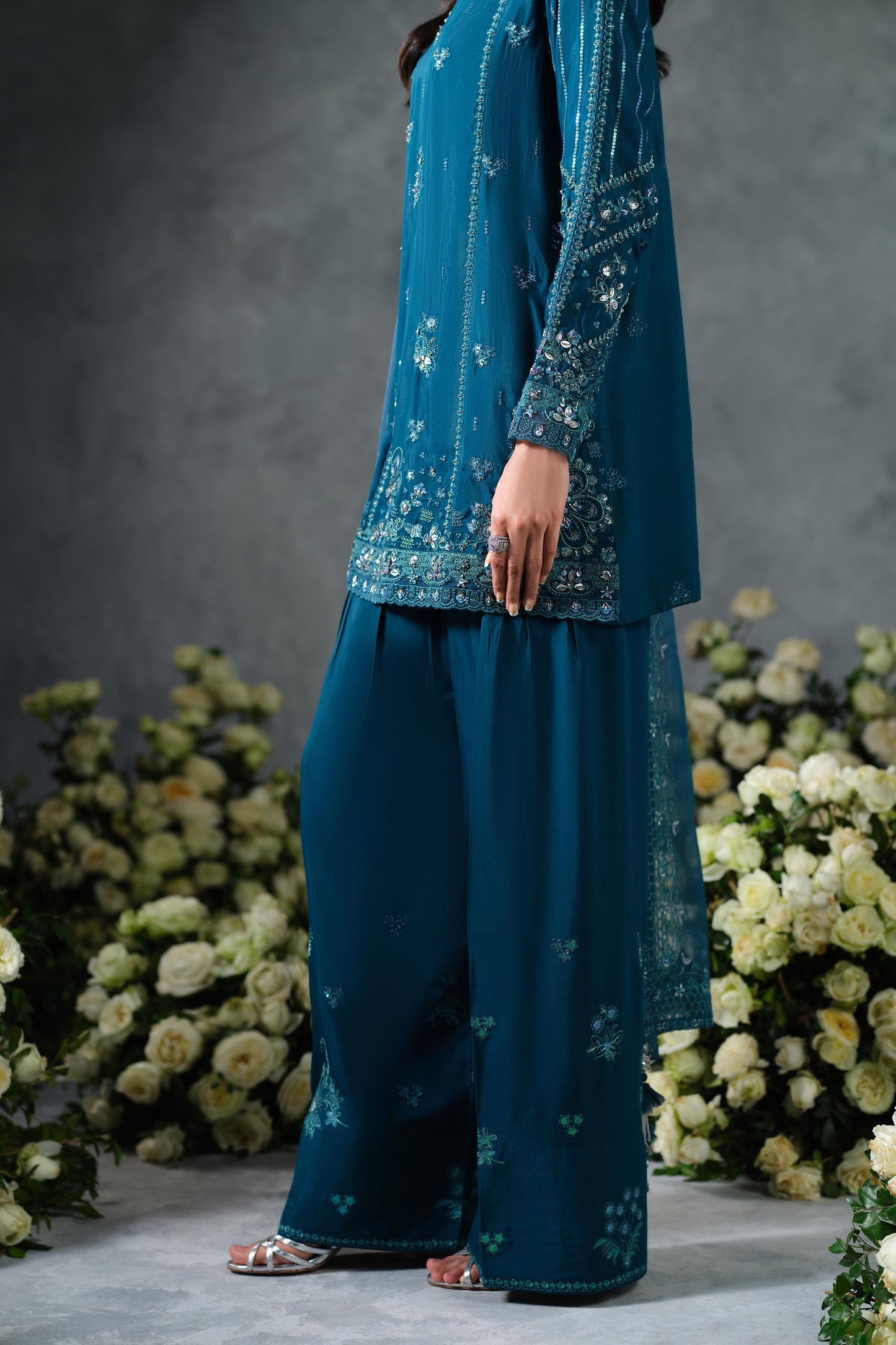 RAW SILK | EMBROIDERED