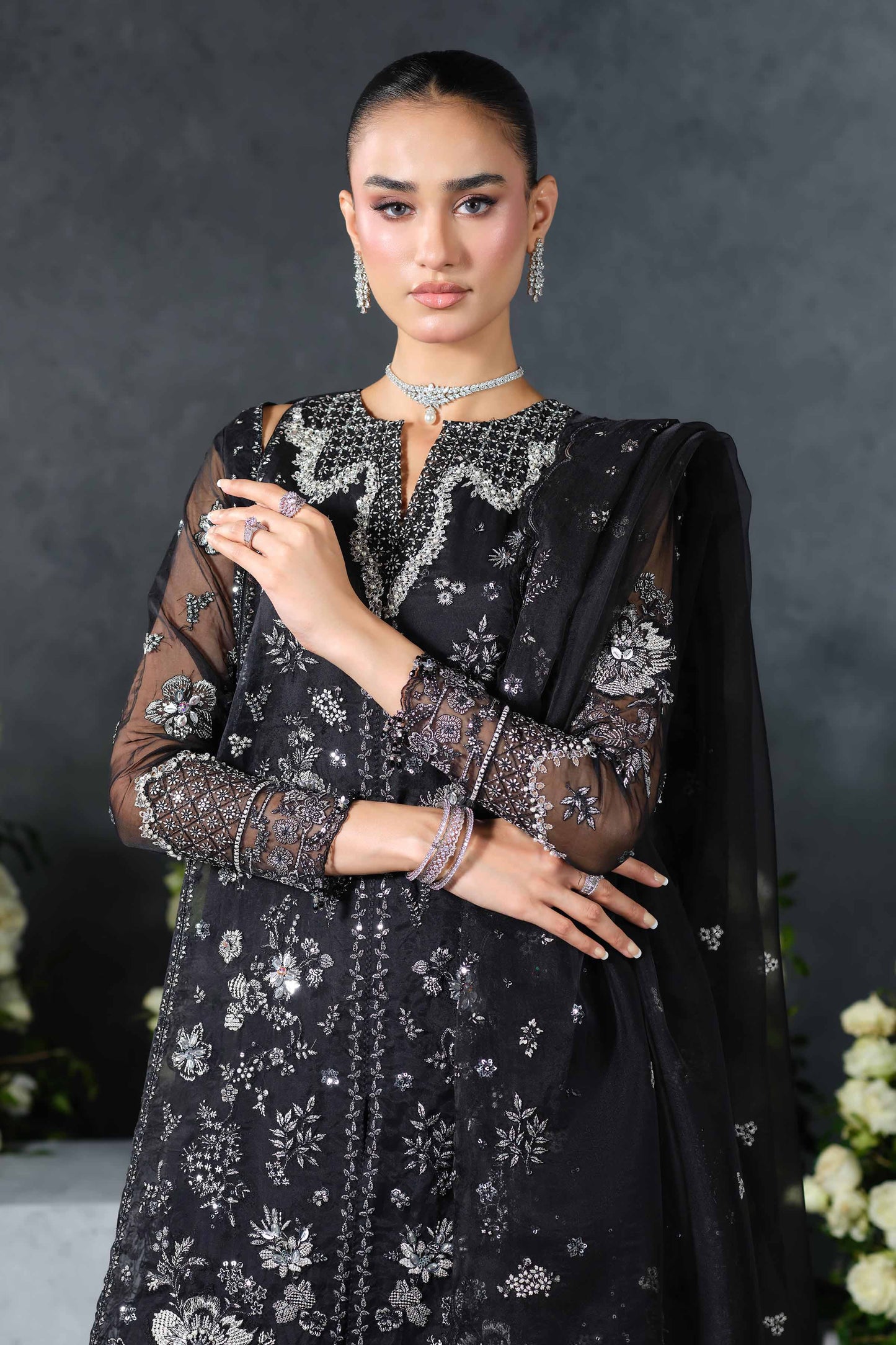 ORGANZA | EMBROIDERED