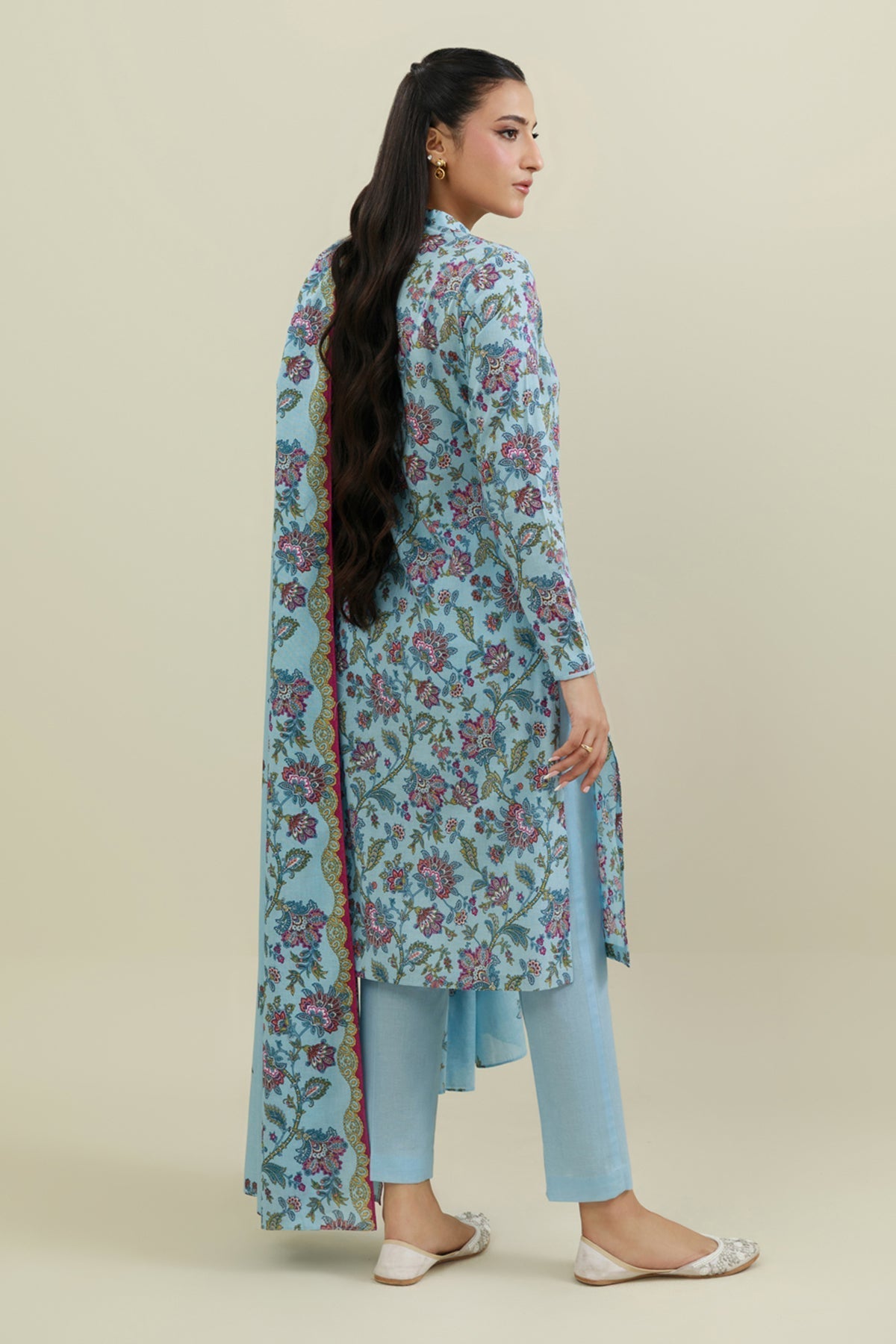 3 Piece - Printed Suit - X7121 - Shop Now at Kayseria