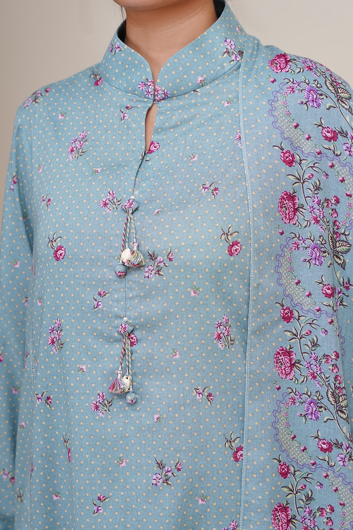 3 Piece - Printed Khaddar Suit - X7126 - Shop Now at Kayseria