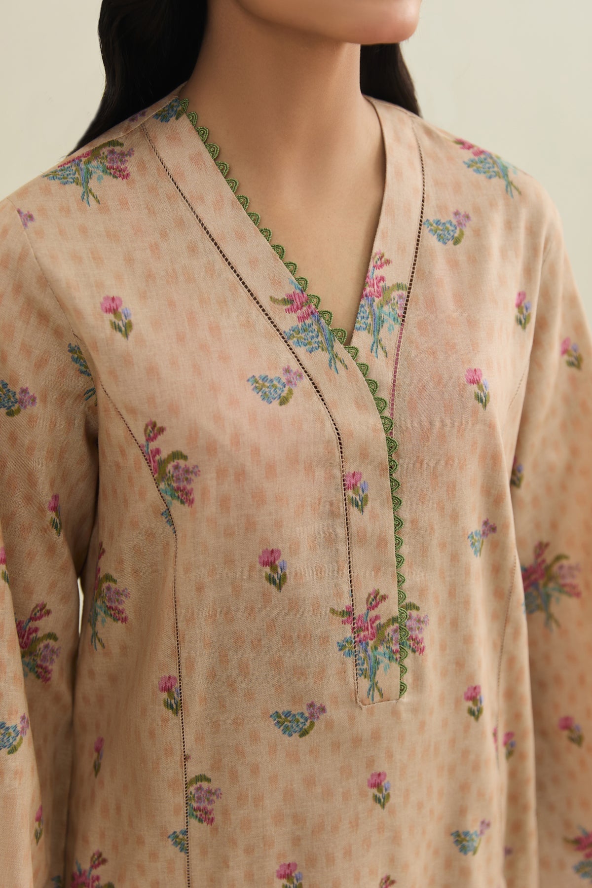 3 Piece - Printed Suit - X7145 - Shop Now at Kayseria