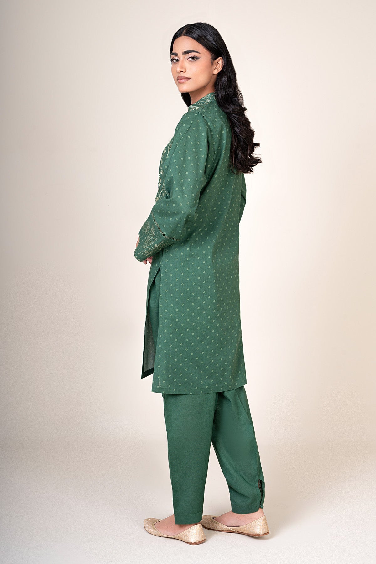 2 Piece - Printed Khaddar Suit - X7146 - Shop Now at Kayseria